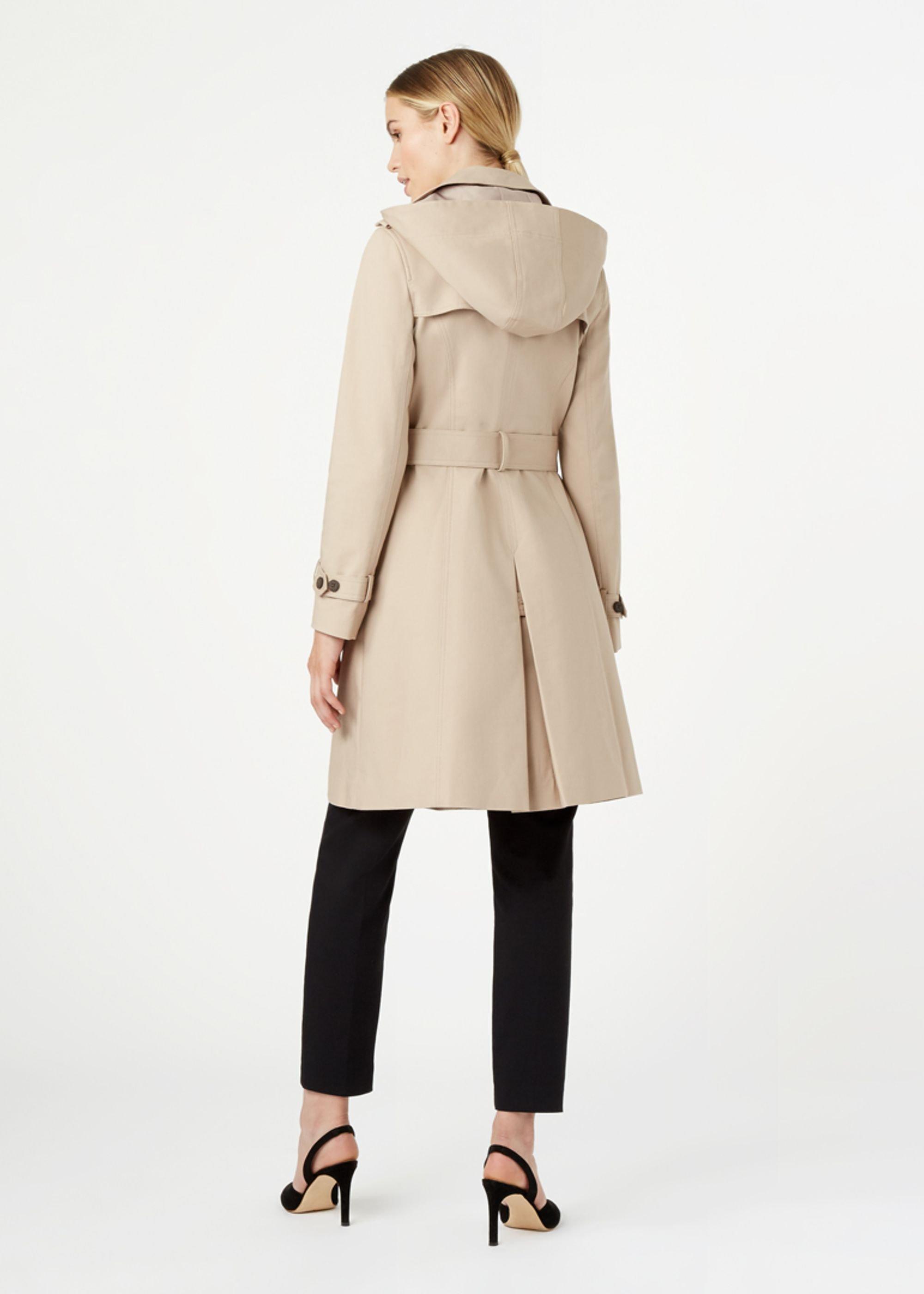 Saffie Water Resistant Trench Coat, Clay, hi-res