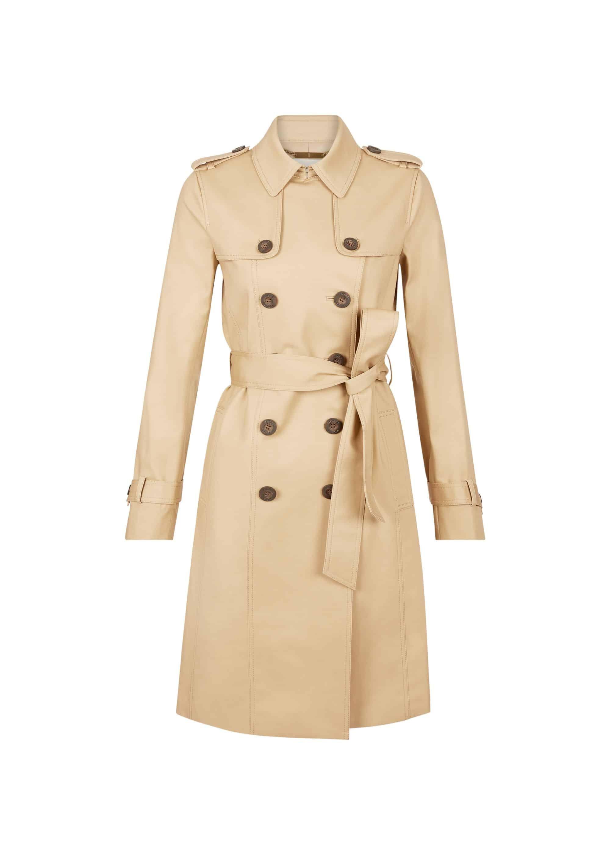 Petite Saskia Water Resistant Trench Coat, Mocha, hi-res