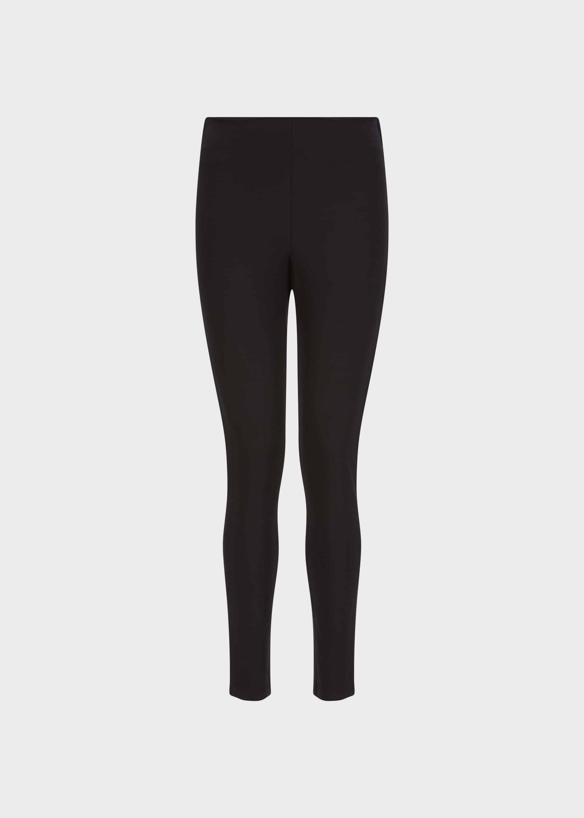 Liza 7/8 Trouser With Cotton, Black, hi-res