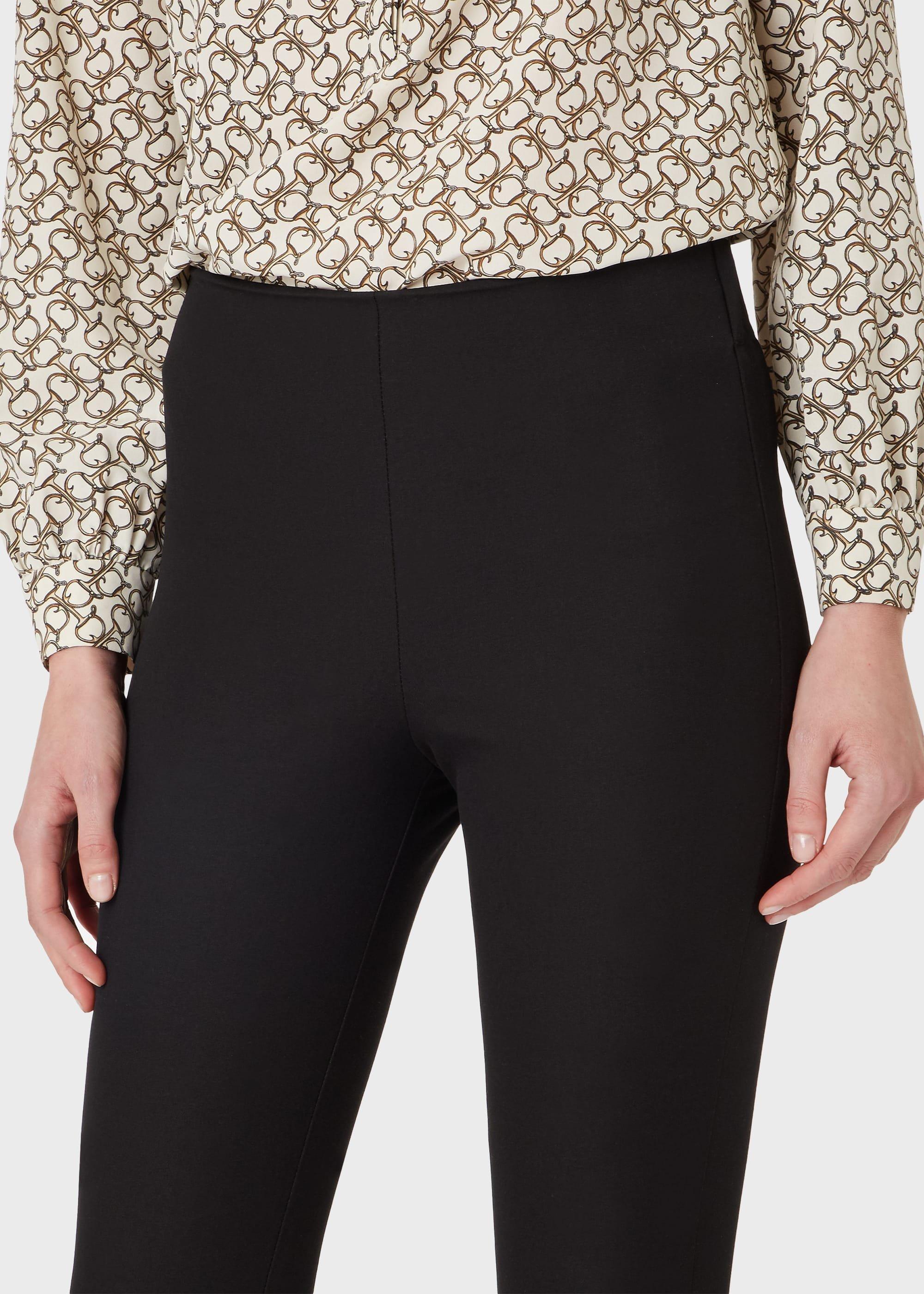 Liza 7/8 Trouser With Cotton, Black, hi-res