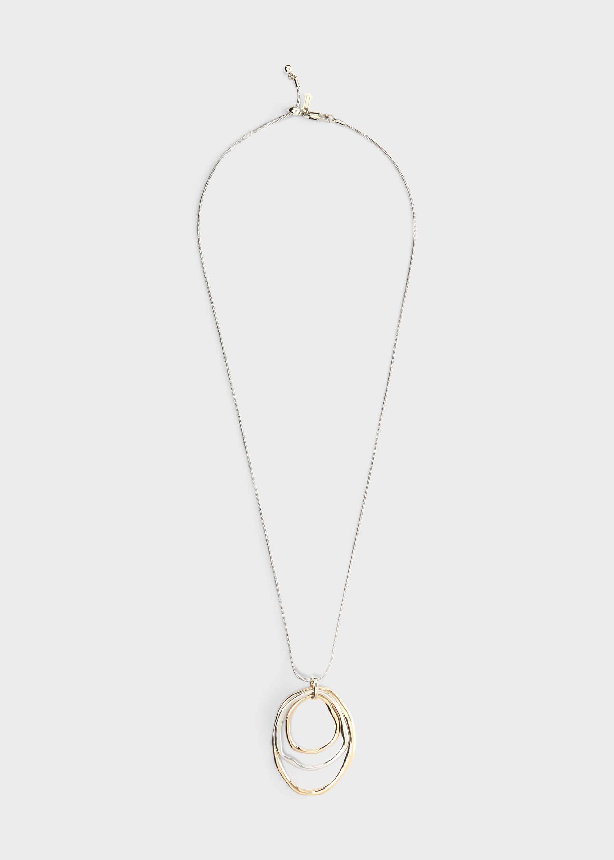 Addison Necklace, Silver, hi-res