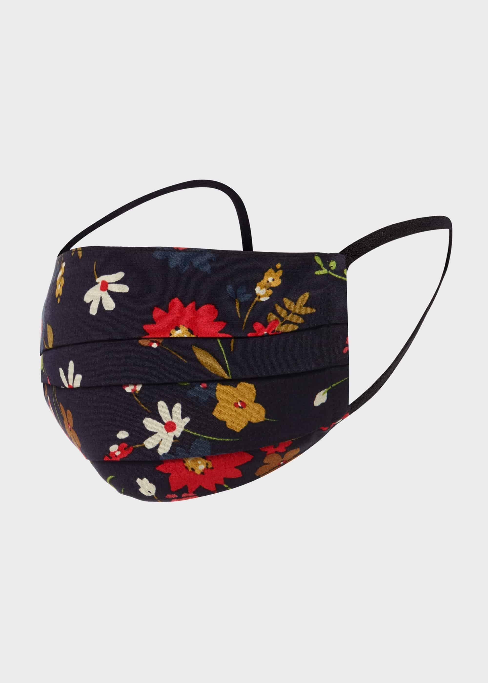 Pack Of Two Reusable Face Masks Non-Medical, Navy Multi, hi-res