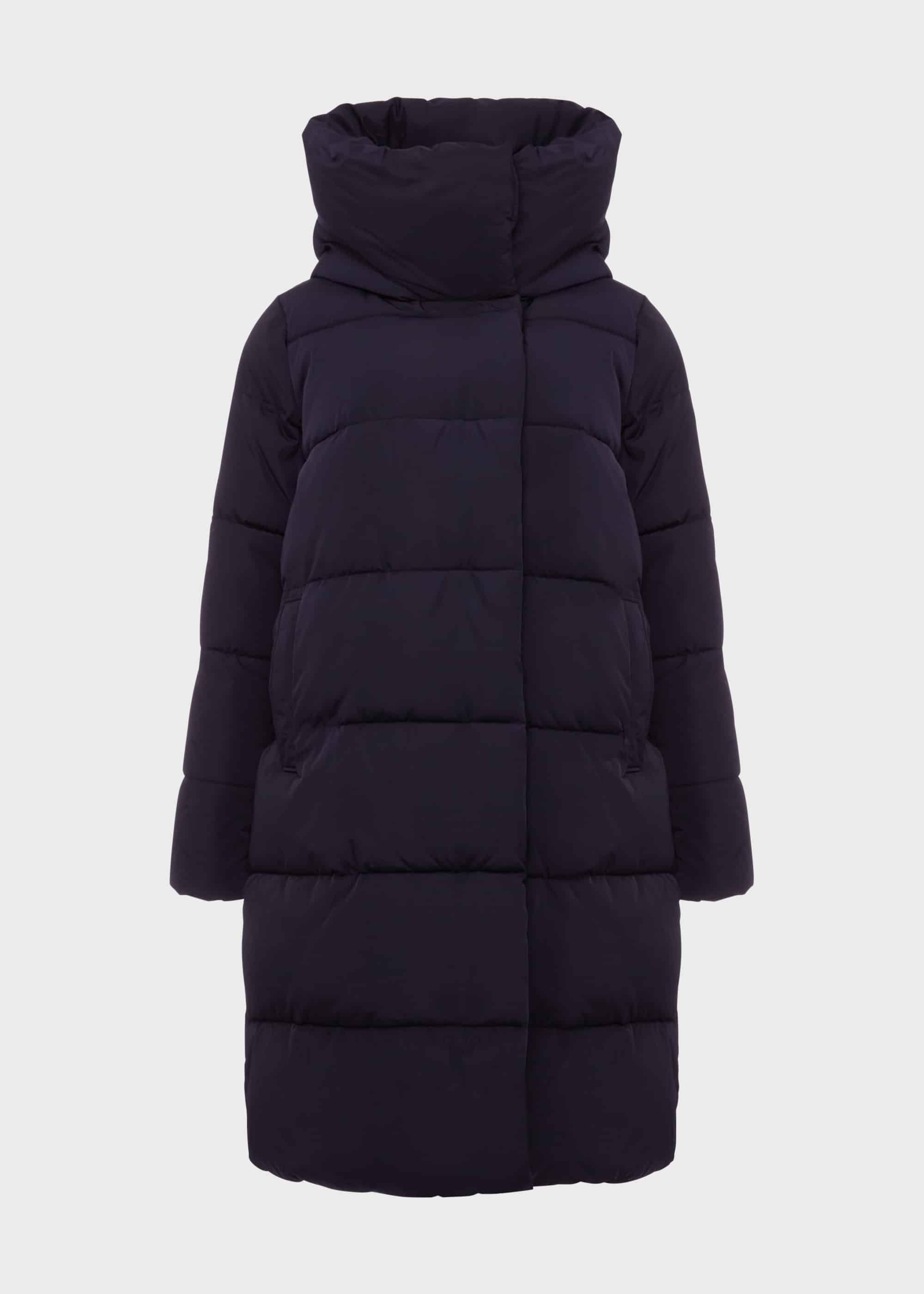 Heather Puffer Jacket With Hood