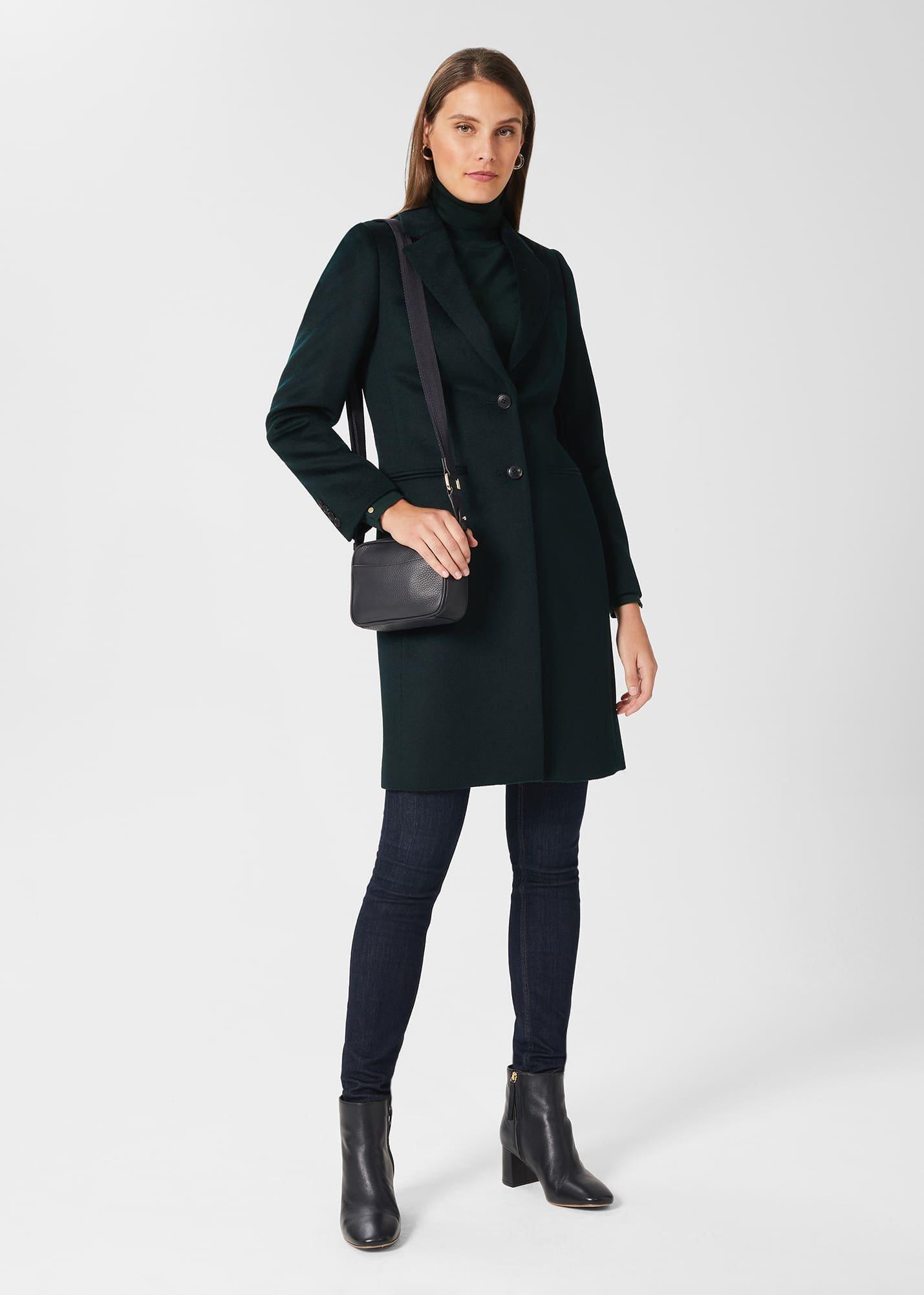 Tilda Wool Coat, Fern Green, hi-res