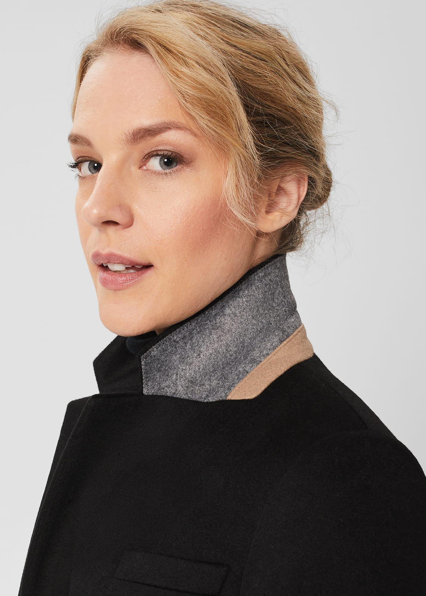 Petite Tilda Wool Coat, Black, hi-res