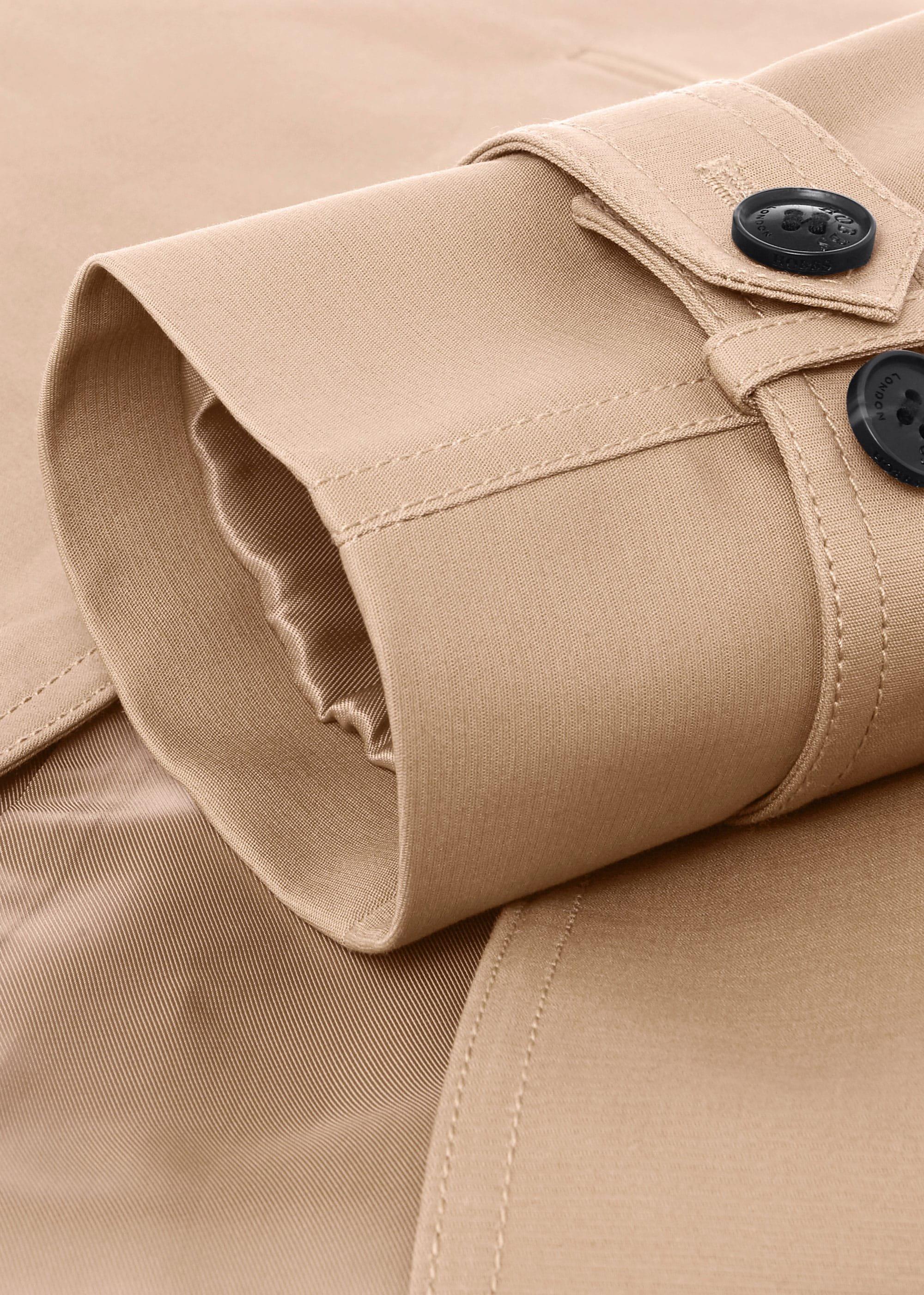 Saskia Water Resistant Trench Coat, Tan, hi-res
