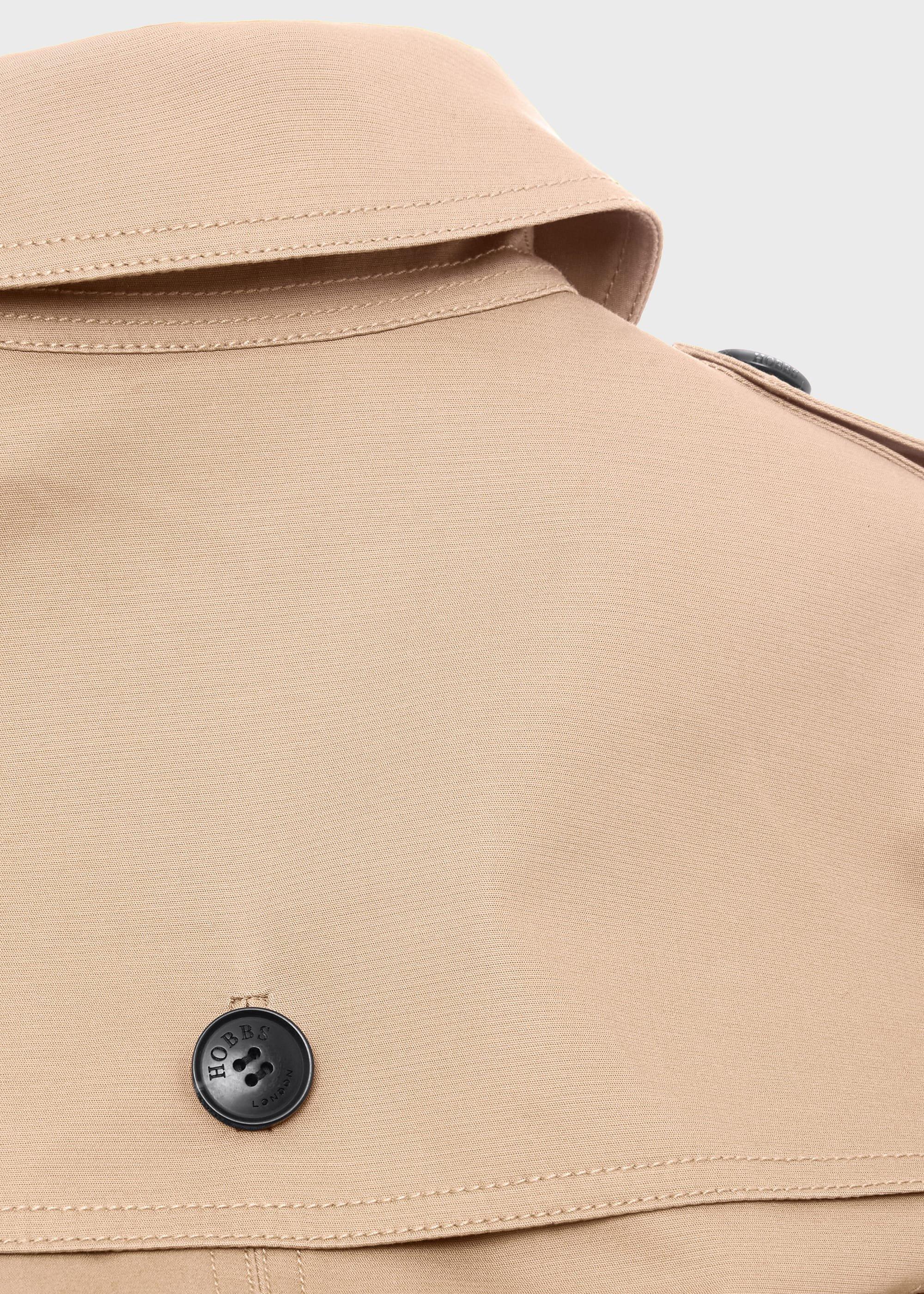Saskia Water Resistant Trench Coat, Tan, hi-res