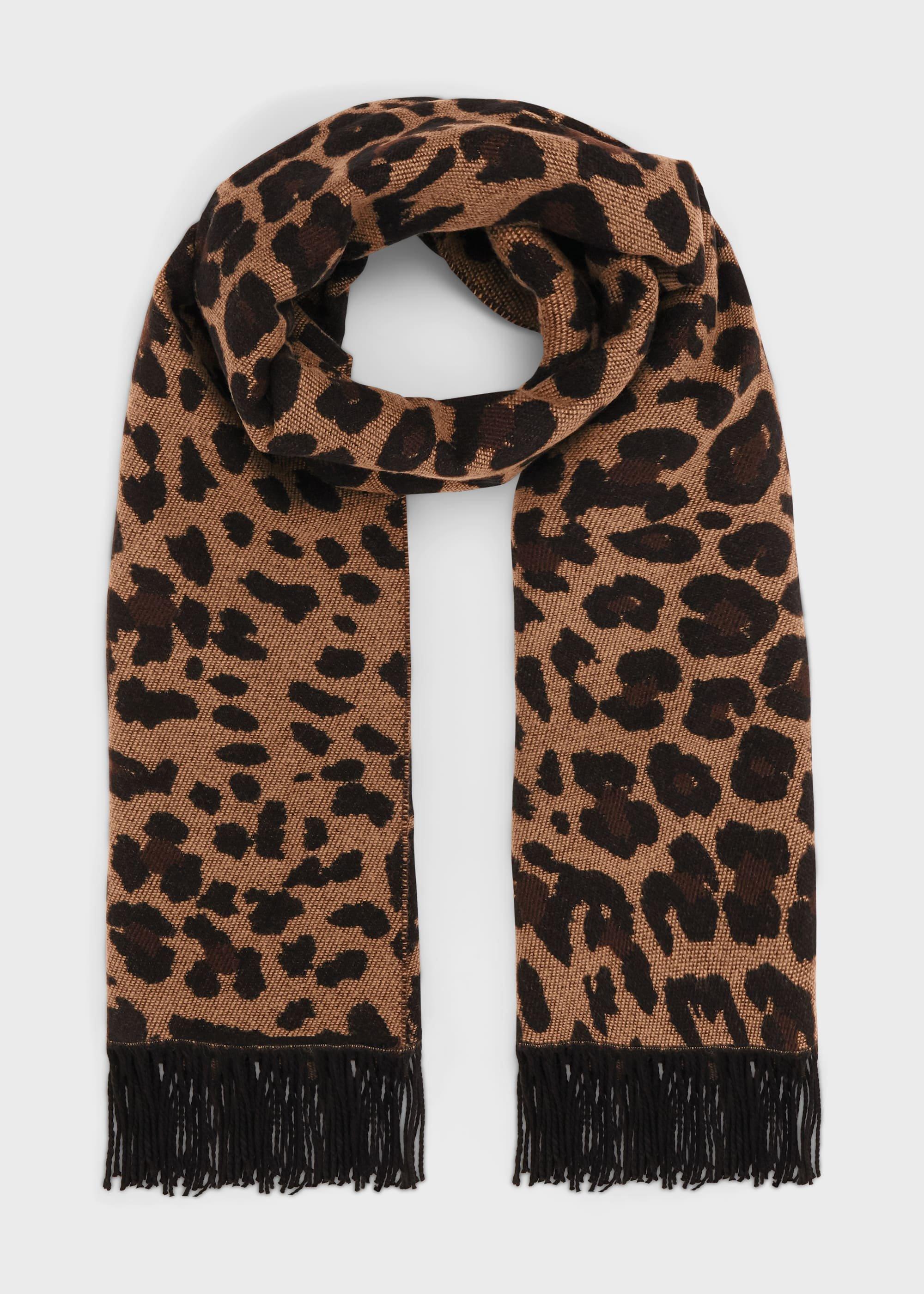 Zaria Leopard Scarf