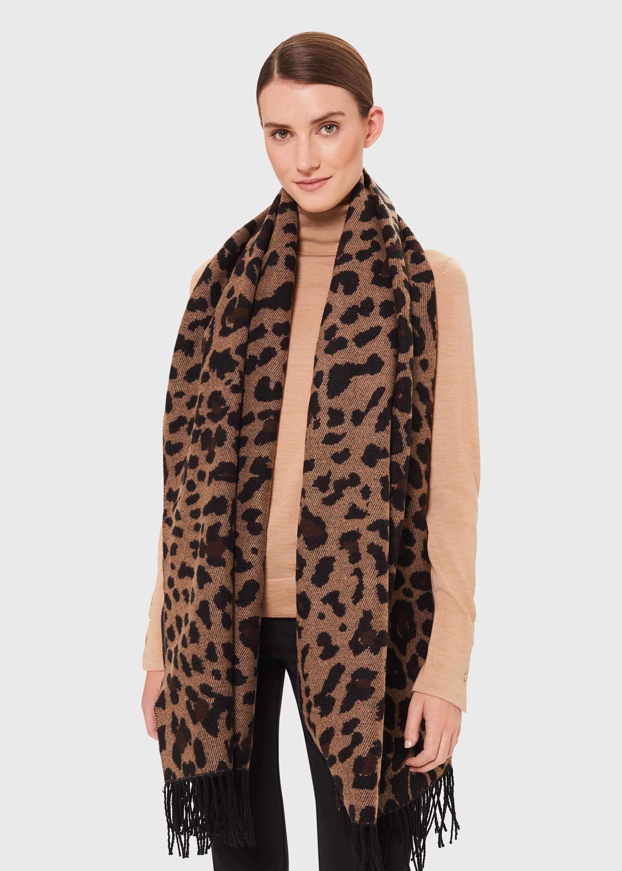Zaria Leopard Scarf