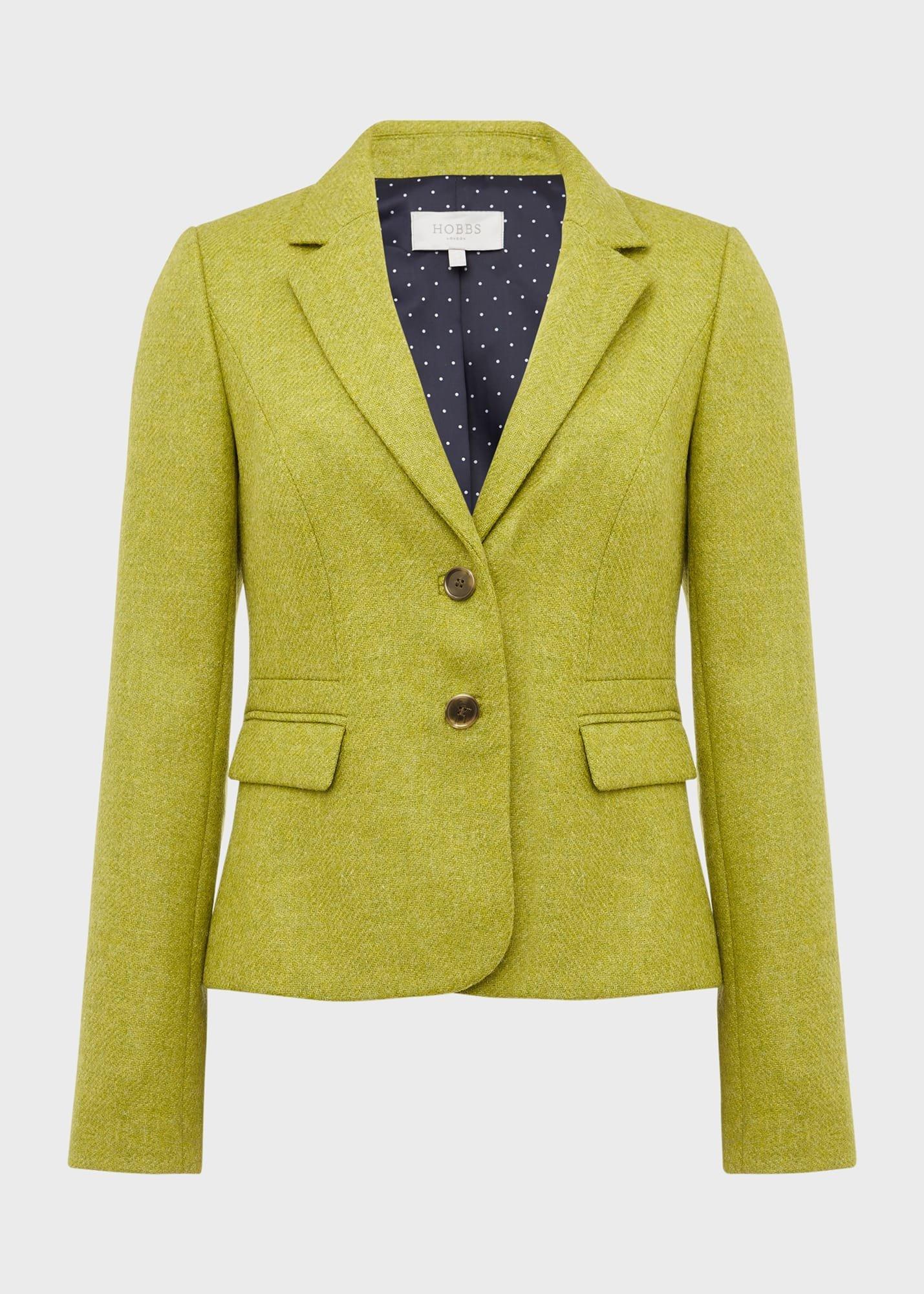 Hackness Wool Jacket, Lime Green, hi-res
