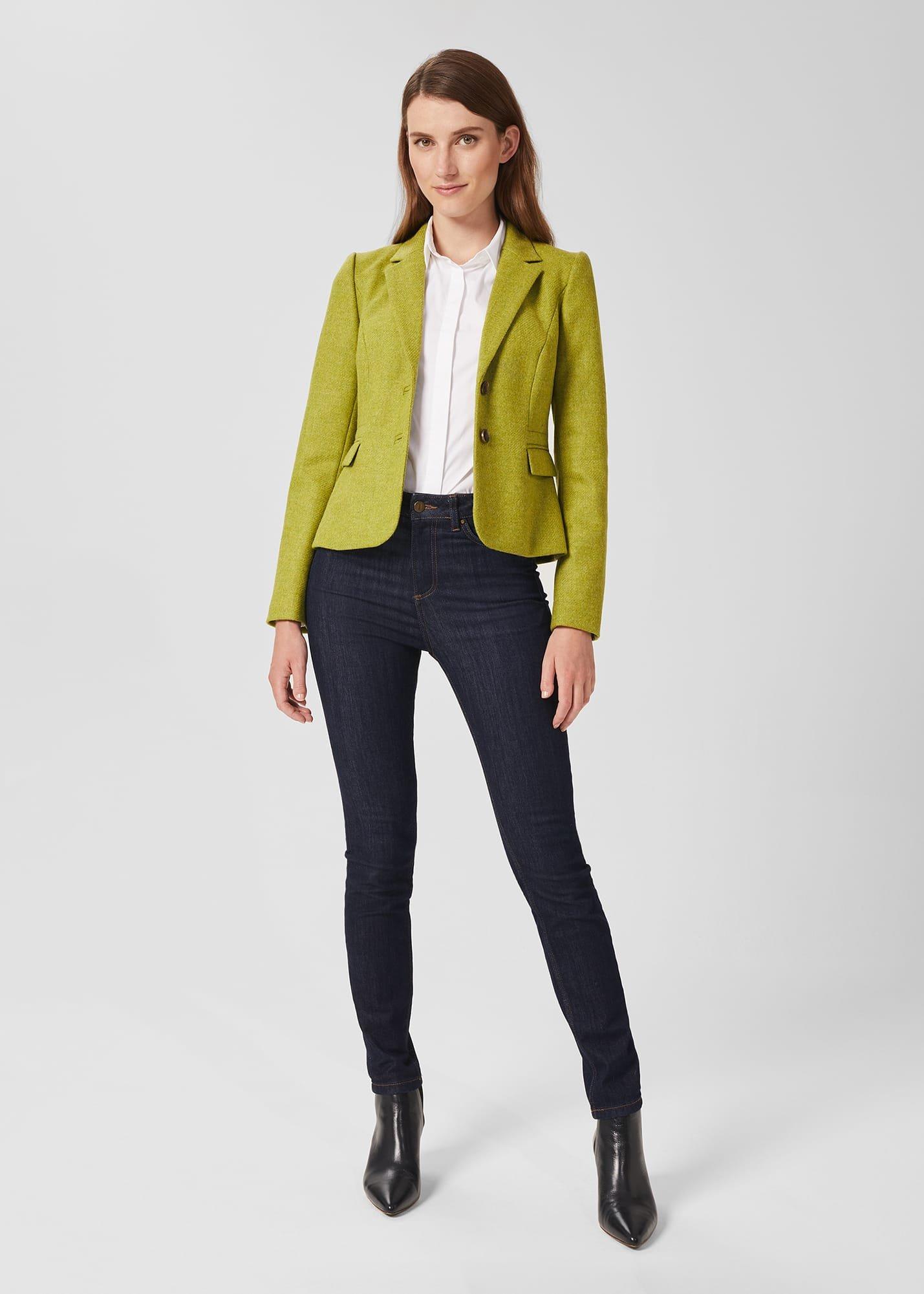 Hackness Wool Jacket, Lime Green, hi-res