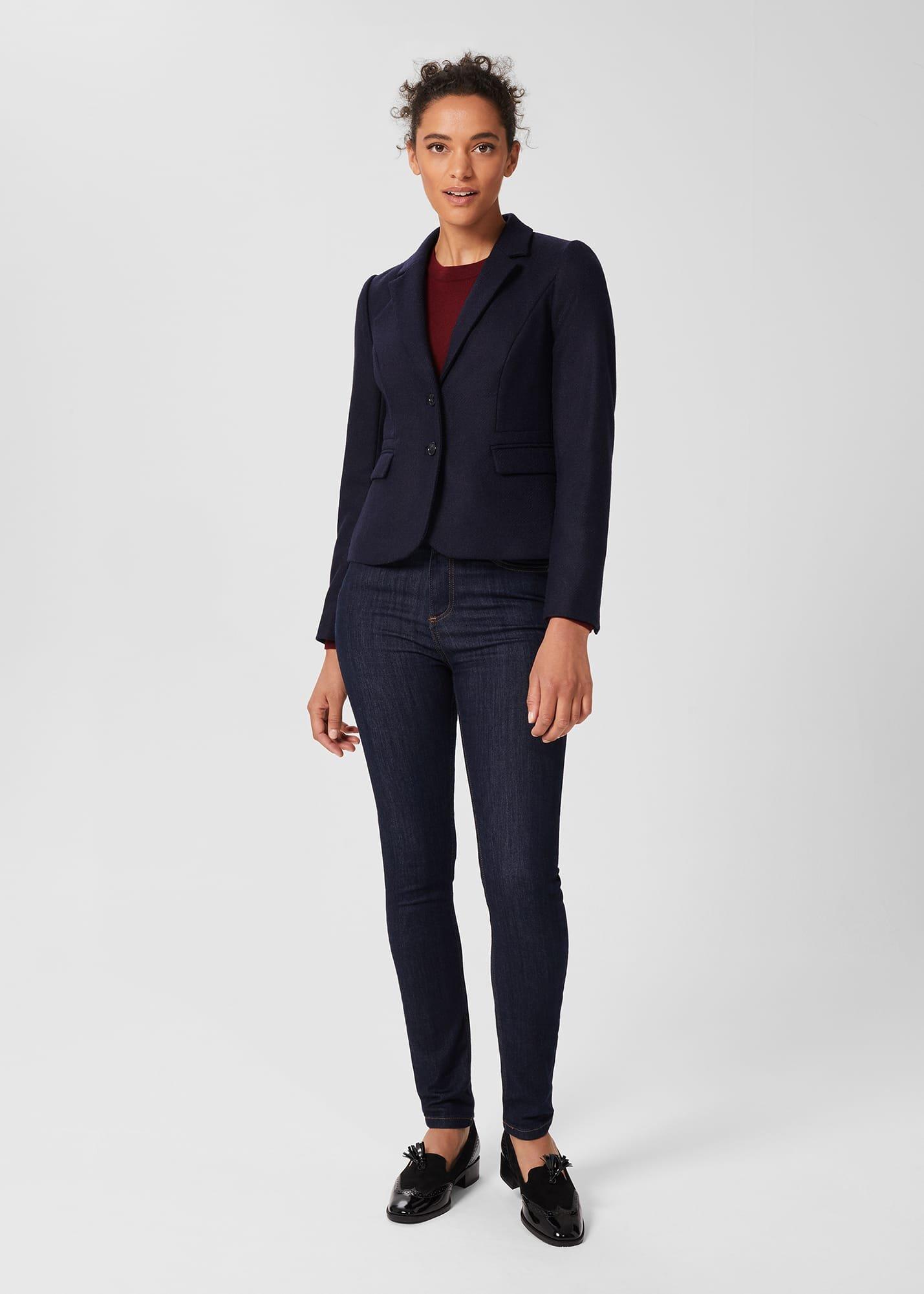 Hackness Wool Jacket, True Navy, hi-res