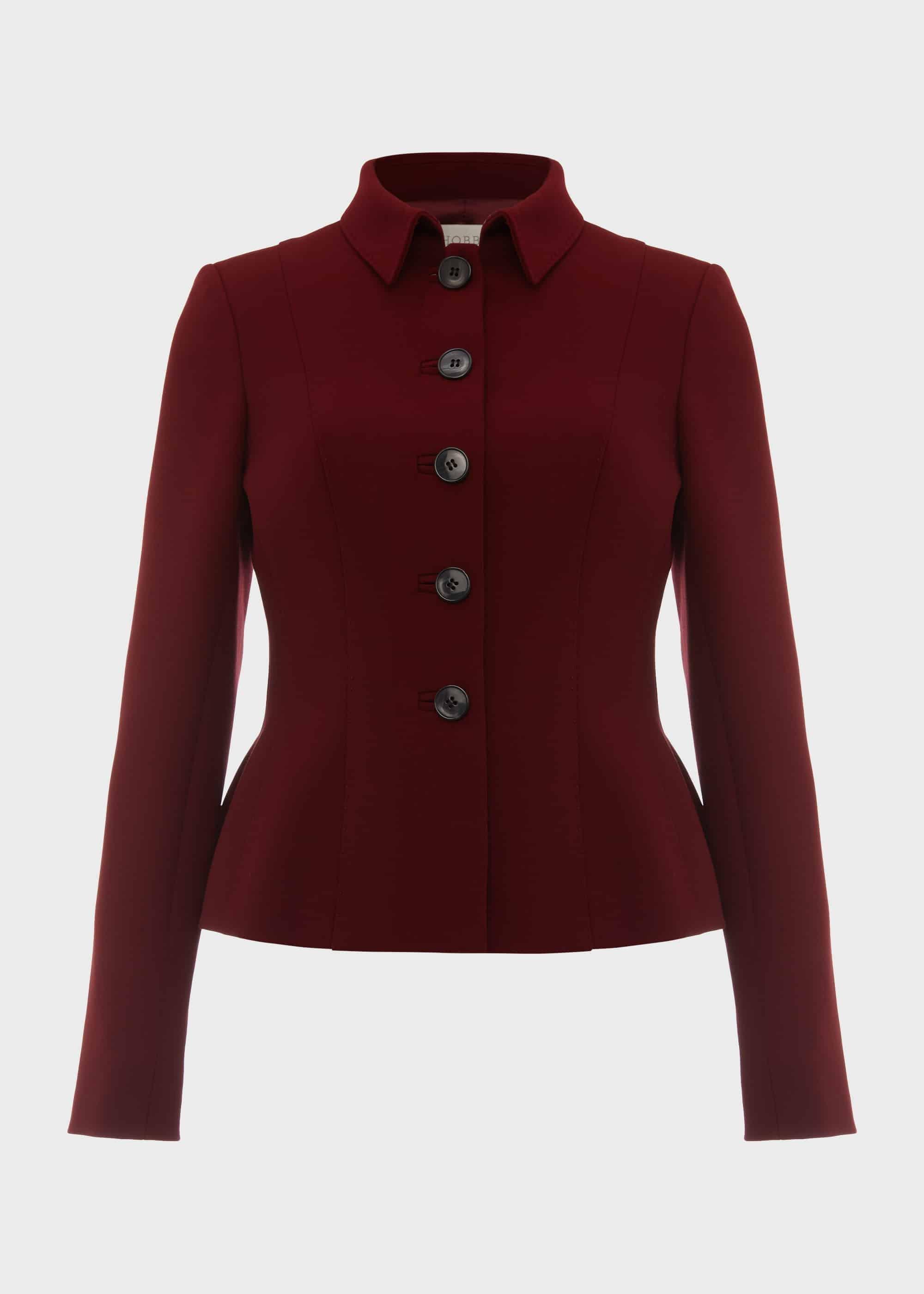 Beatrice Sculpting Jacket, Merlot, hi-res
