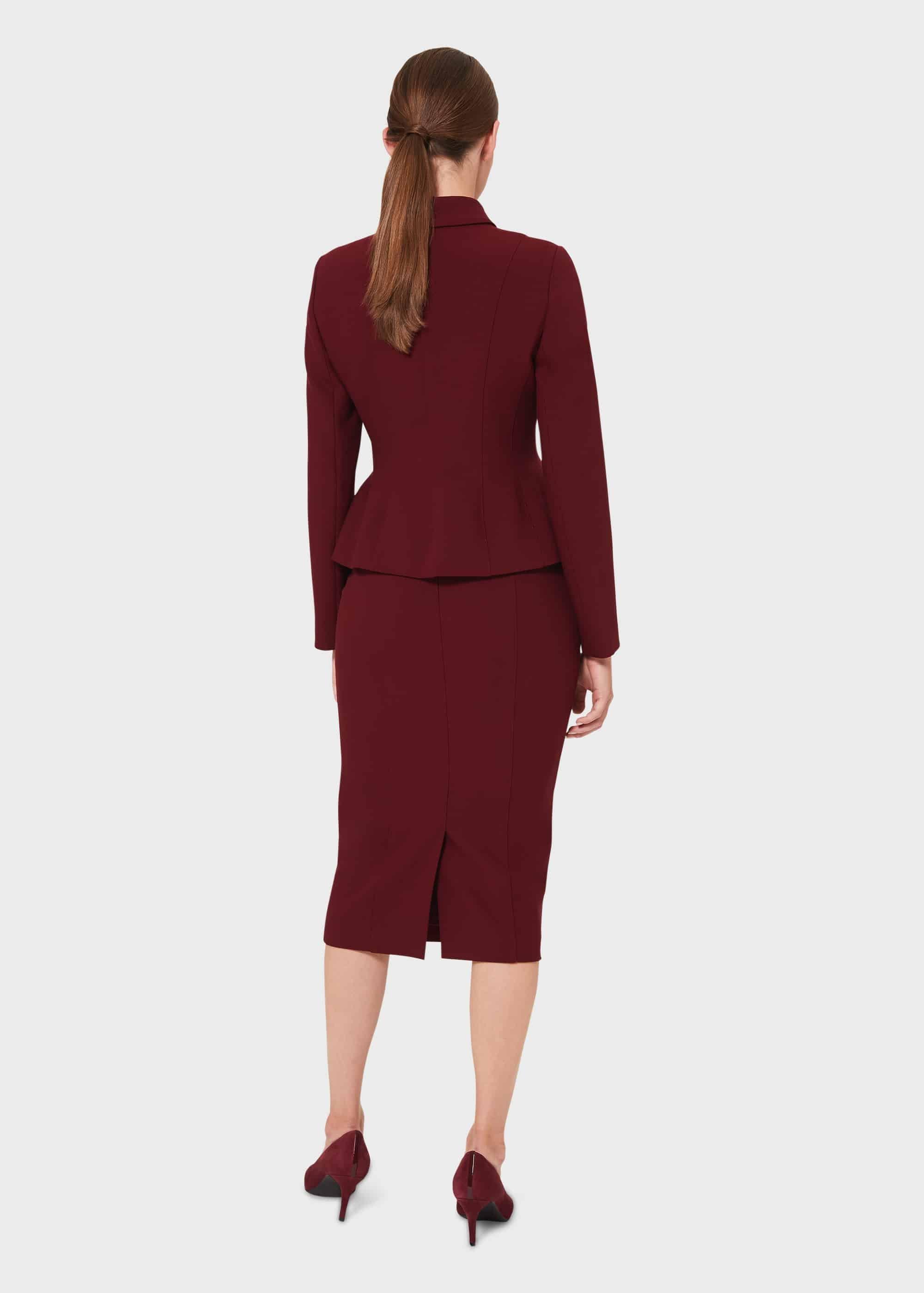 Beatrice Sculpting Jacket, Merlot, hi-res