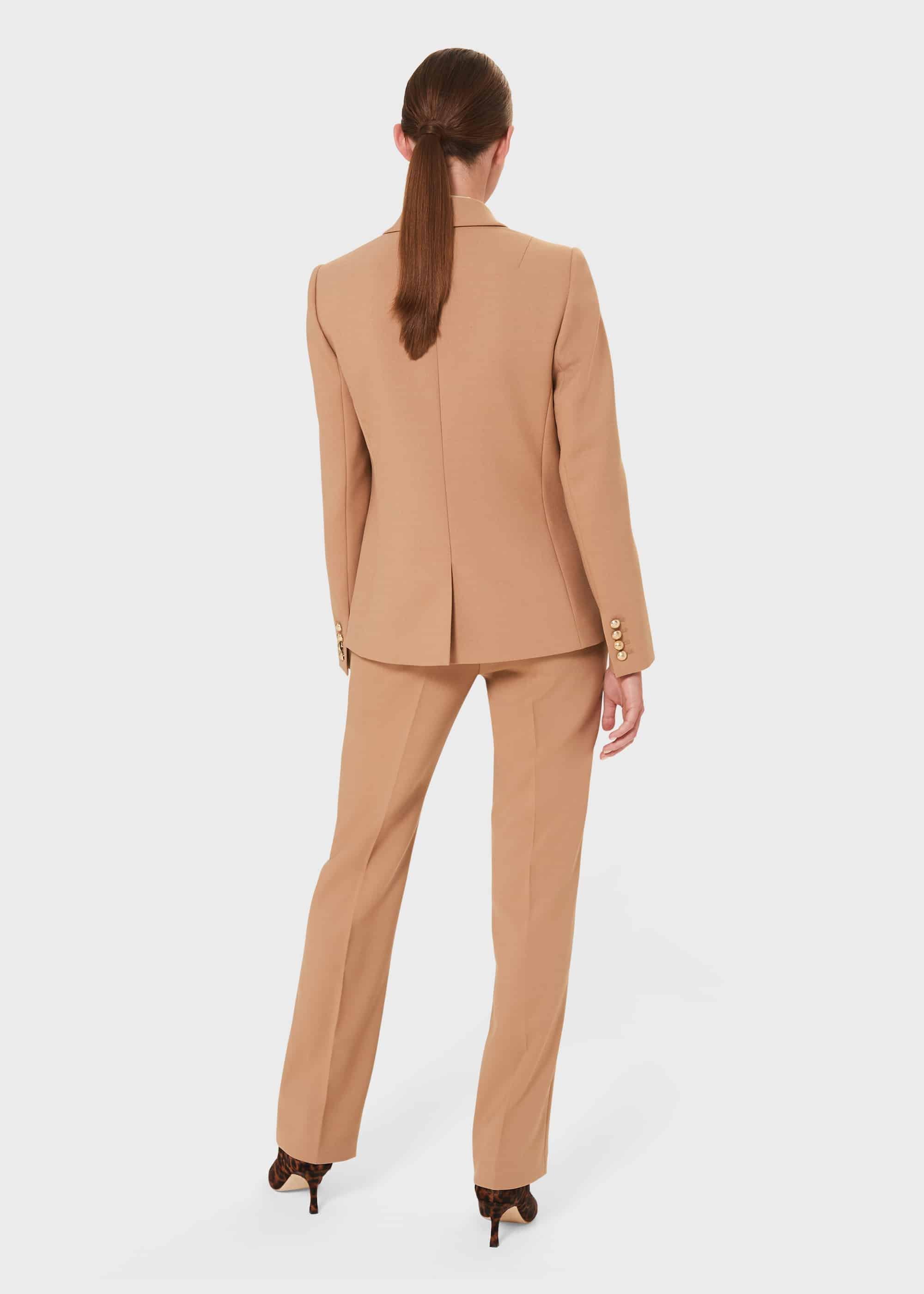 Laurel Wool Blend Blazer, Camel, hi-res