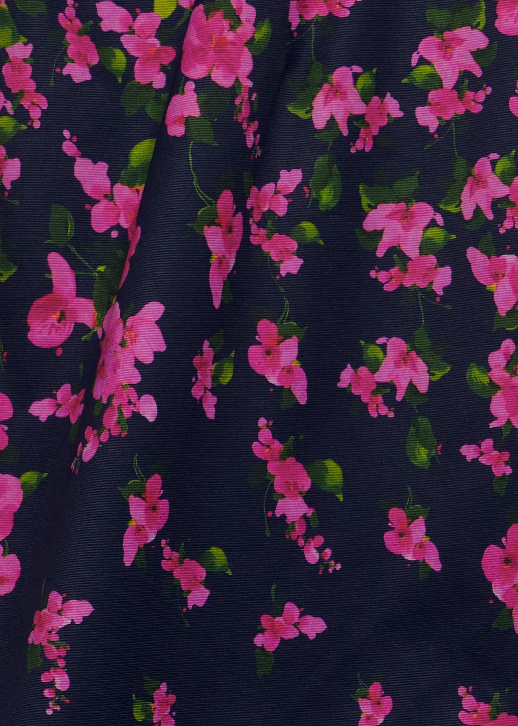 Moira Floral Shift Dress, Navy Fuchsia, hi-res