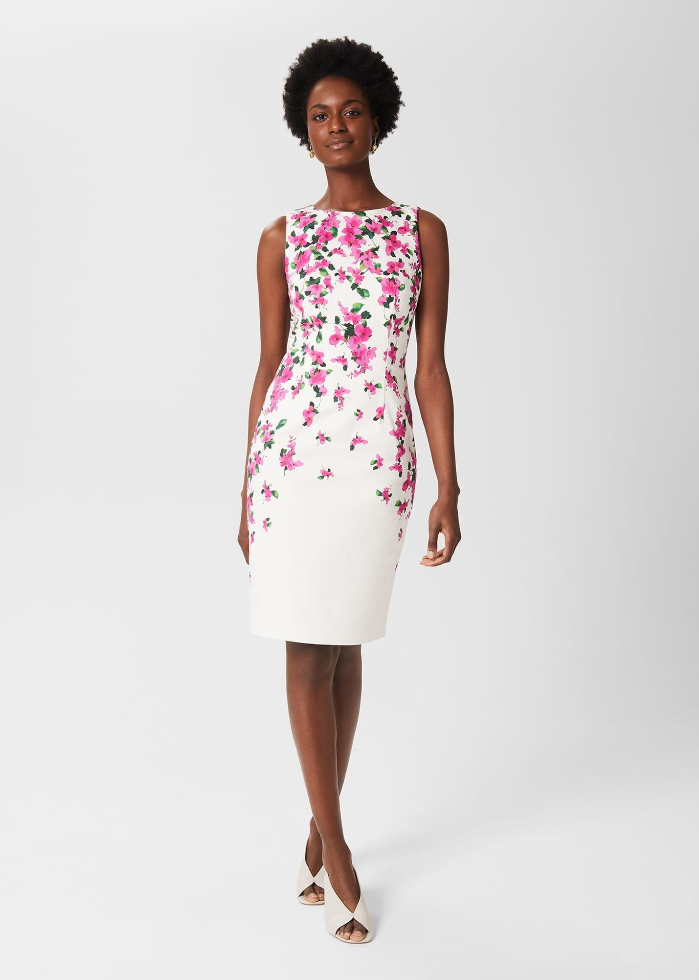 Fiona Cotton Blend Shift Dress