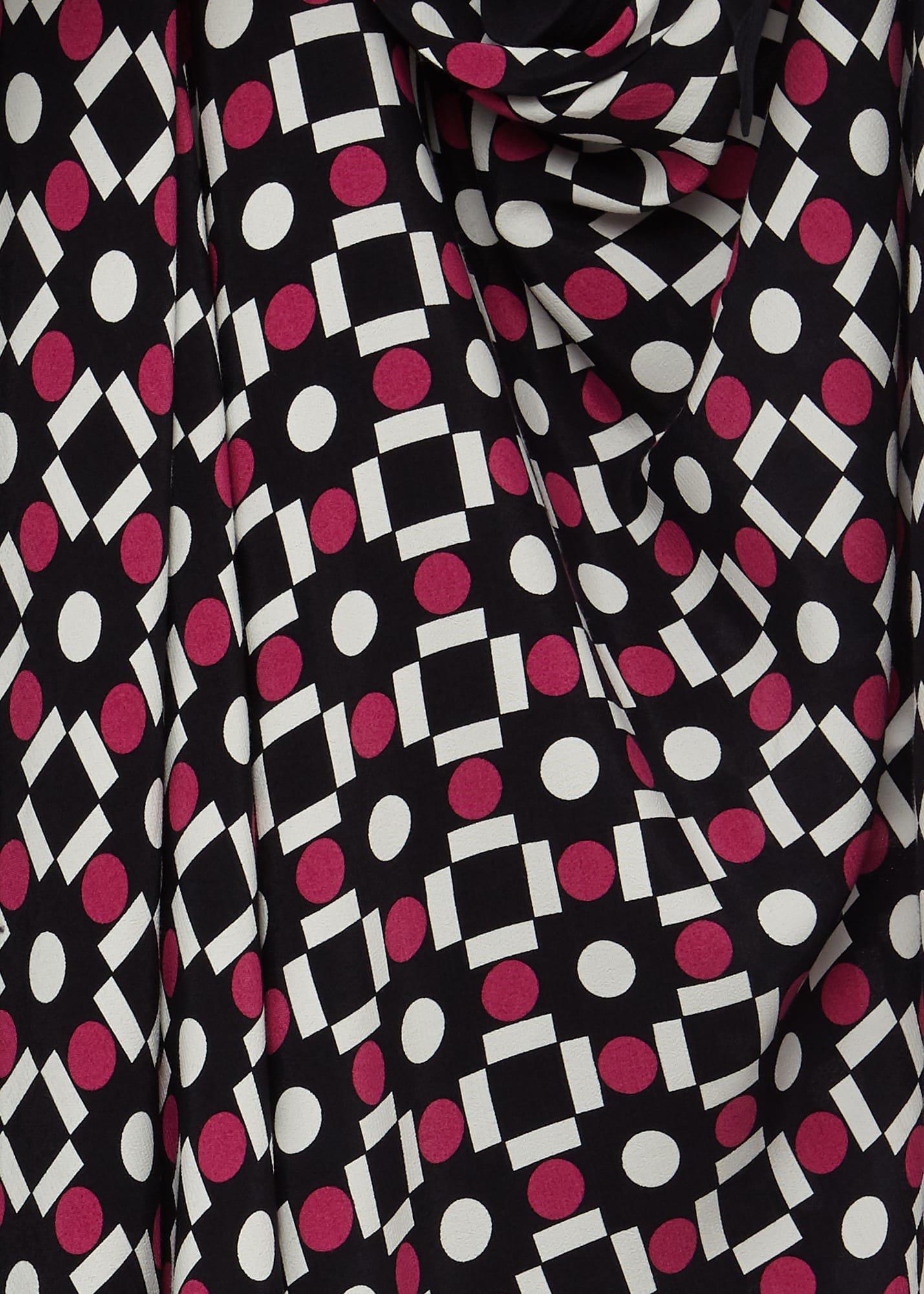 Belinda Dress, Navy Multi, hi-res