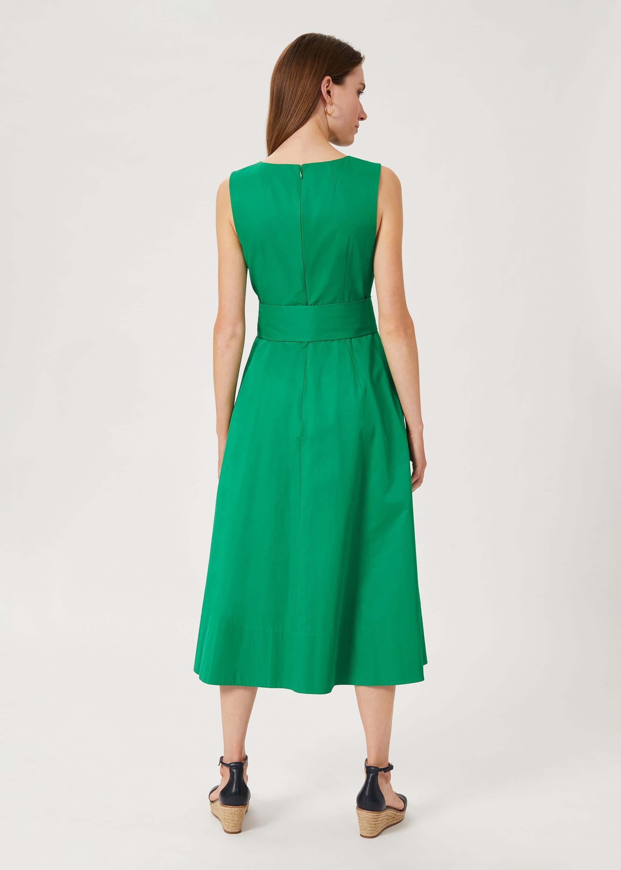 Tara Dress, Field Green, hi-res