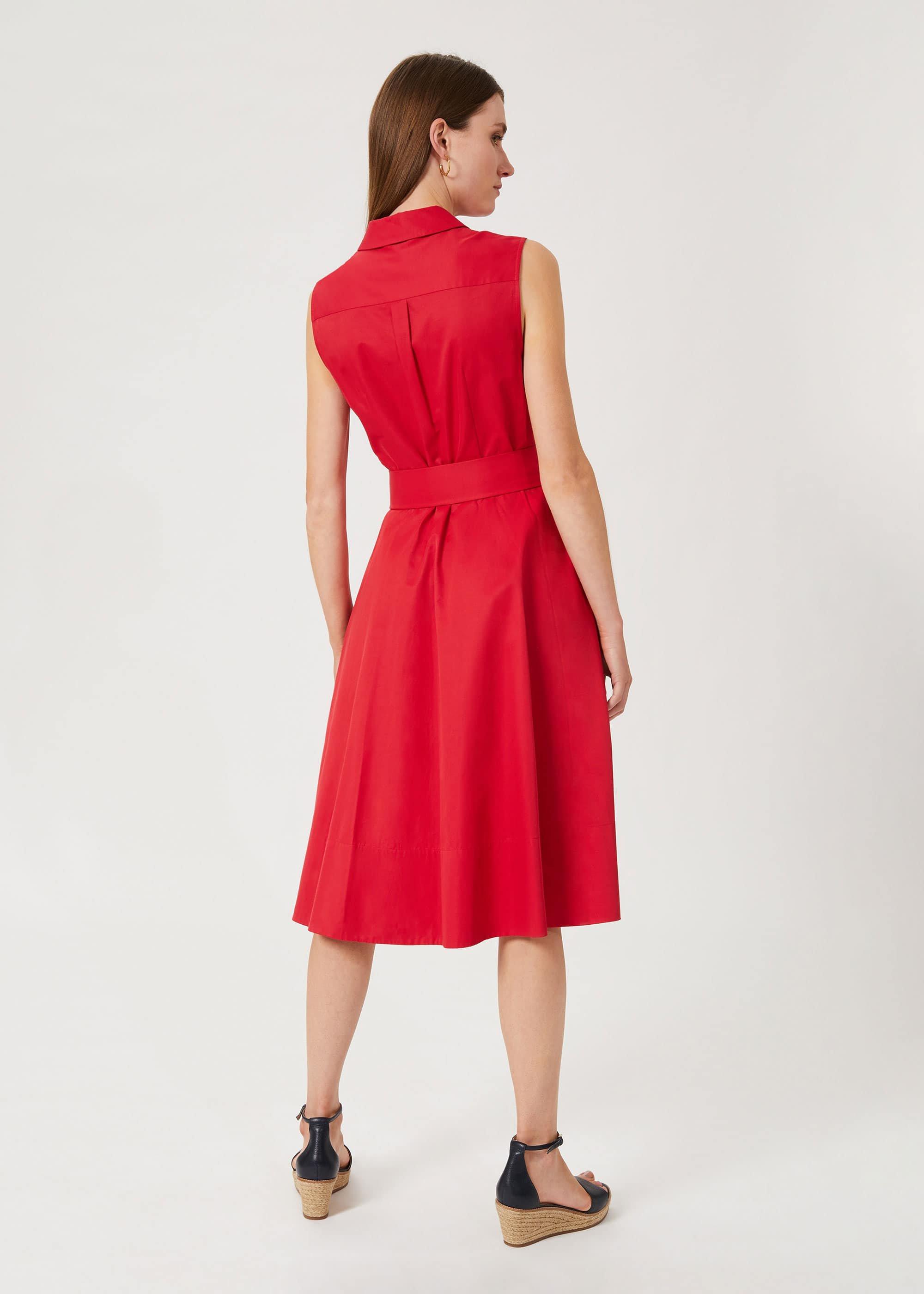 Sleeveless Tyra Dress, Raspberry, hi-res