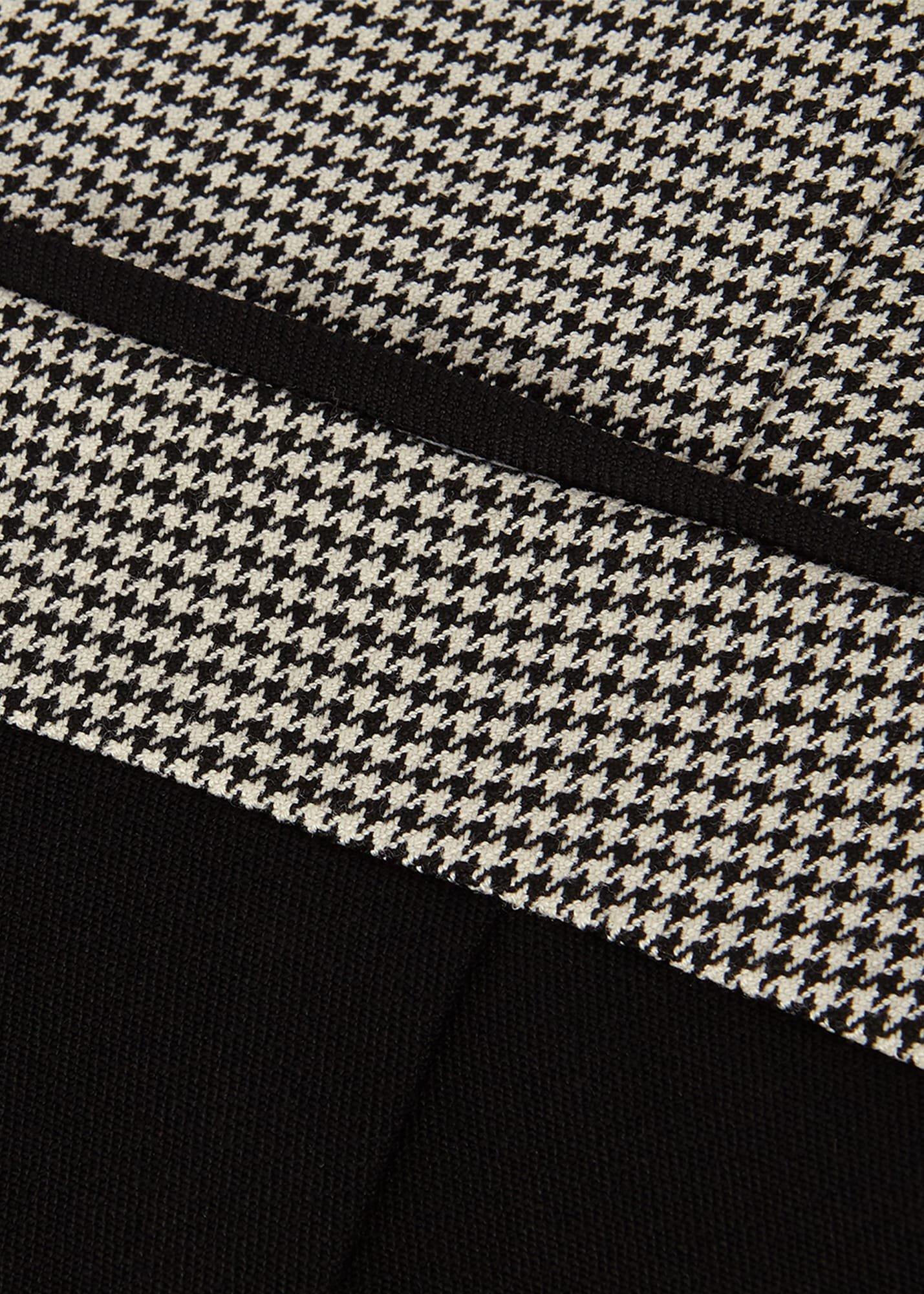 Sienna Houndstooth Shift Dress, Black Ivory, hi-res