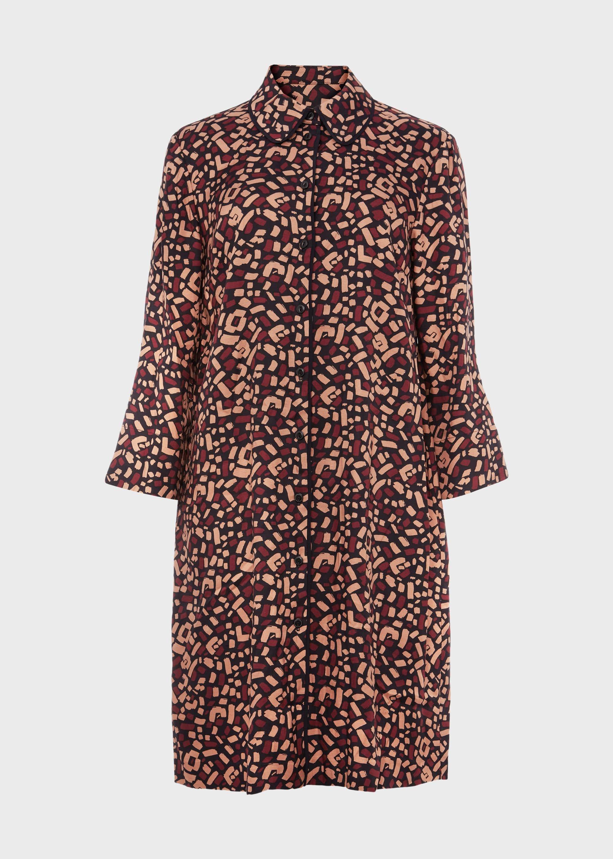 Aubery Dress, Navy Cml Merlot, hi-res