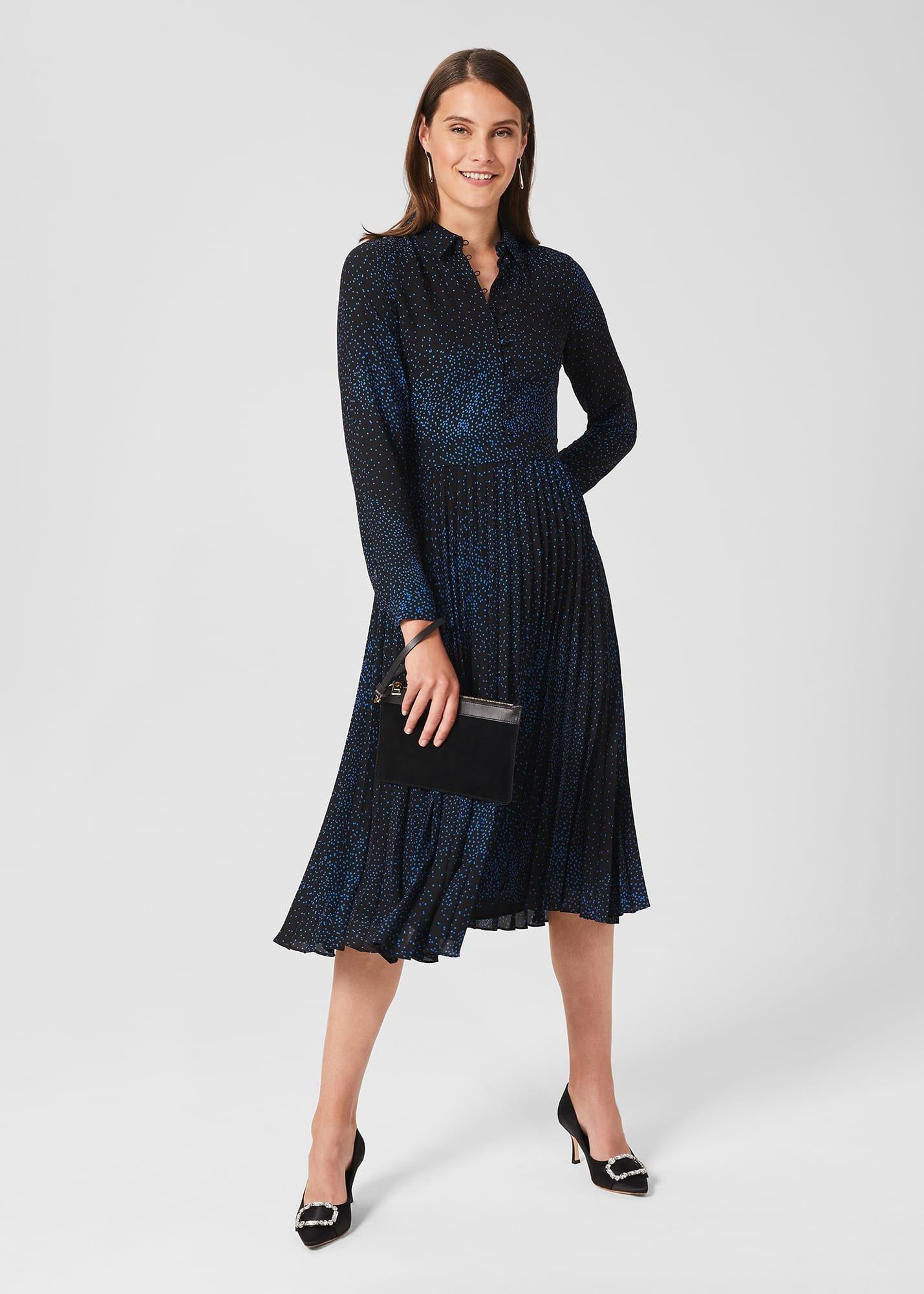 Adalyn Dress, Electrc Blu Blk, hi-res