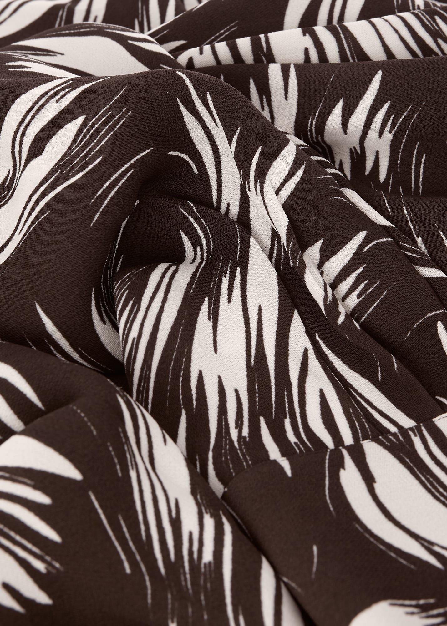 Nieve Printed Dress, Bitter Choc Iry, hi-res