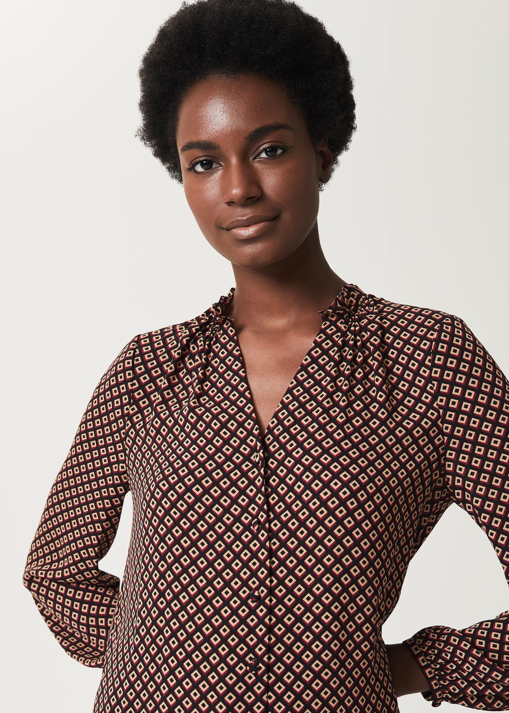 Gabi Blouse, Black Multi, hi-res