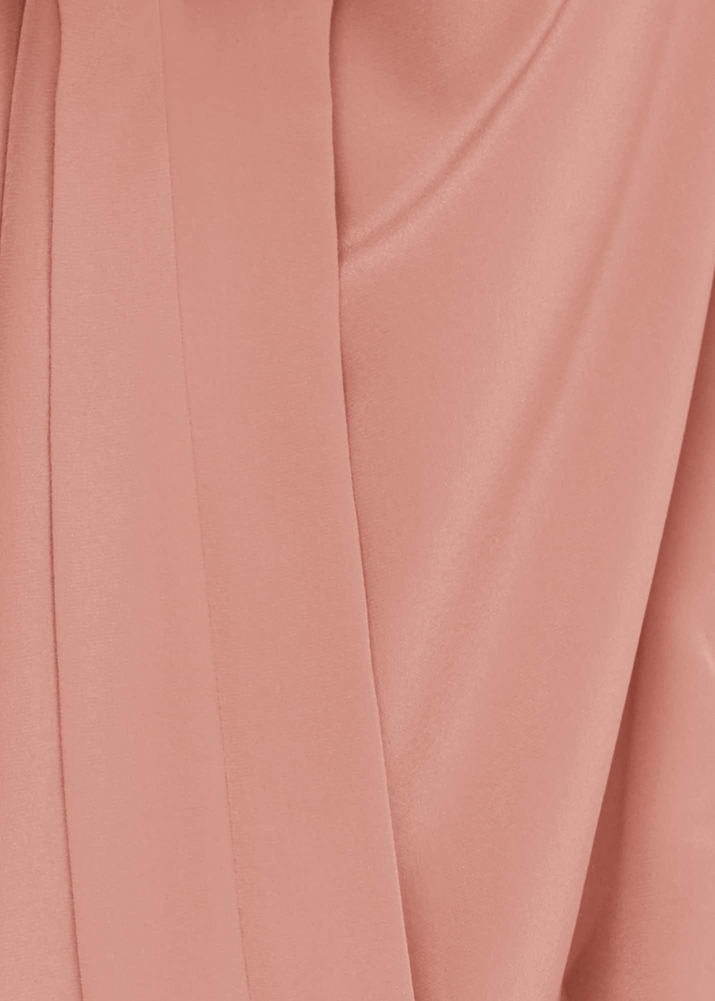 Pearl Silk Blouse, Blush, hi-res