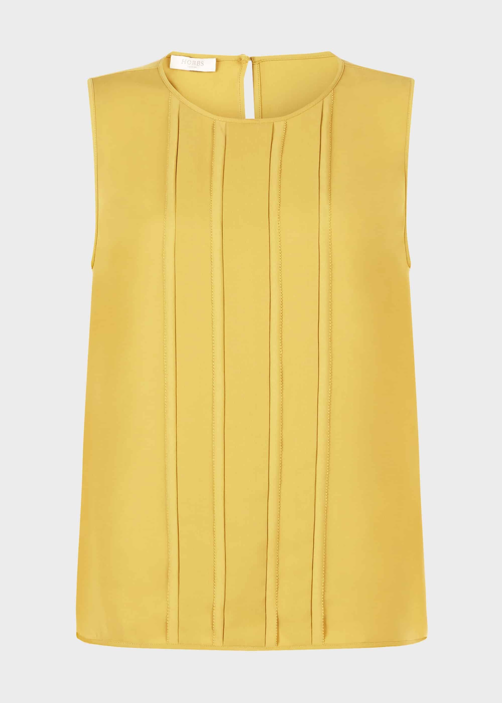 Adelyn Crew Neck Blouse, Chartreuse, hi-res