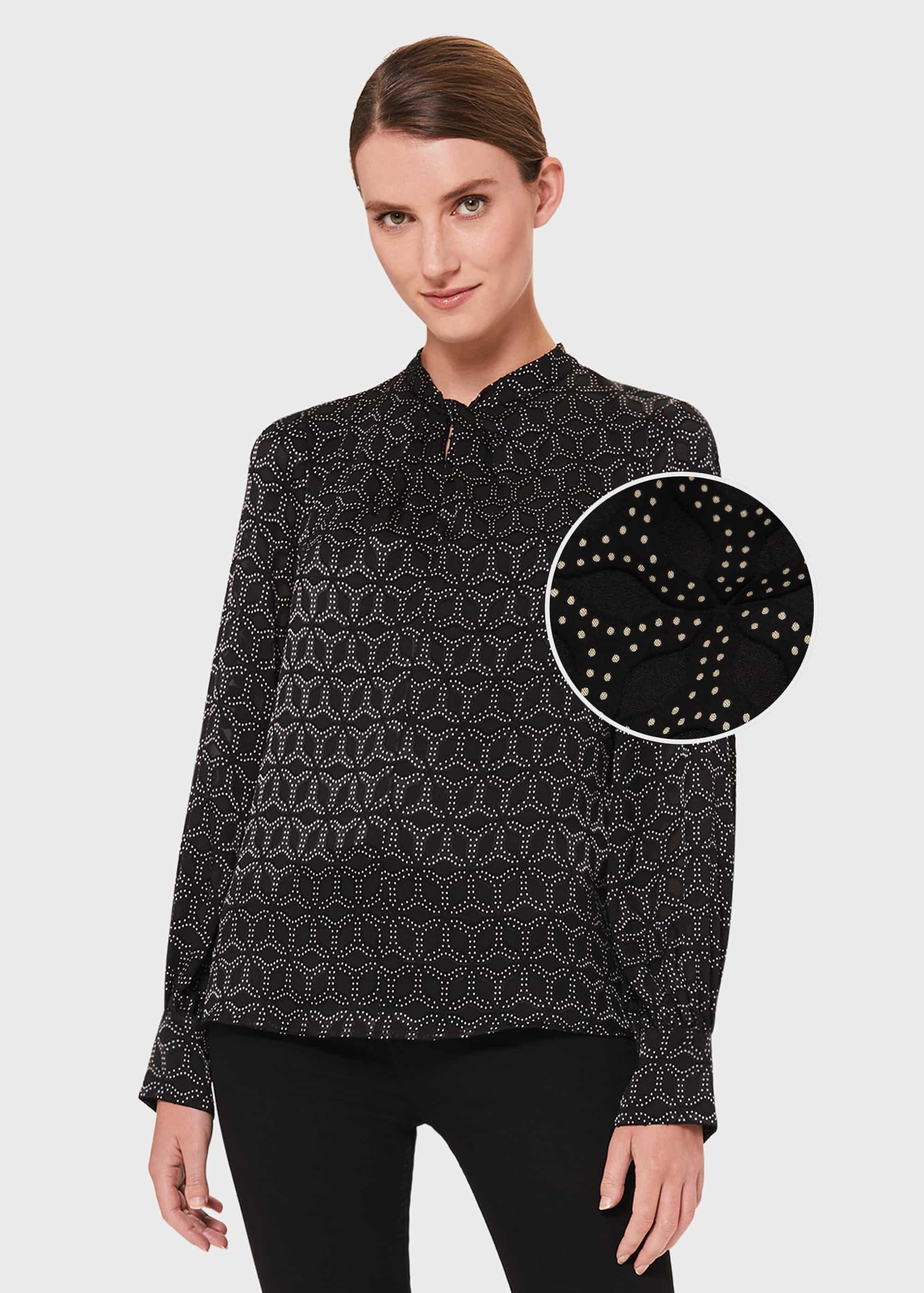 Karina Blouse, Black Gold, hi-res