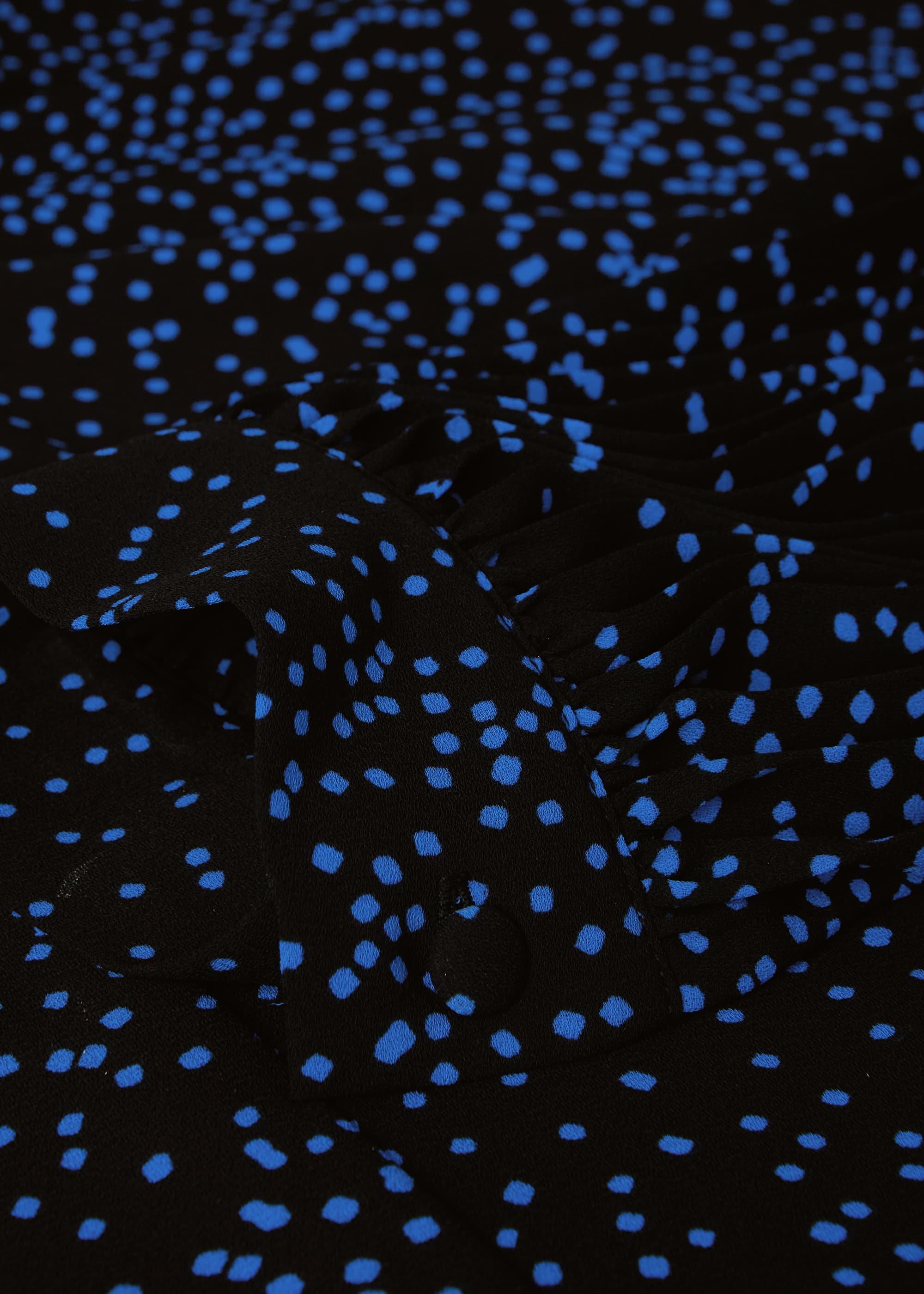 Karissa Blouse, Electrc Blu Blk, hi-res