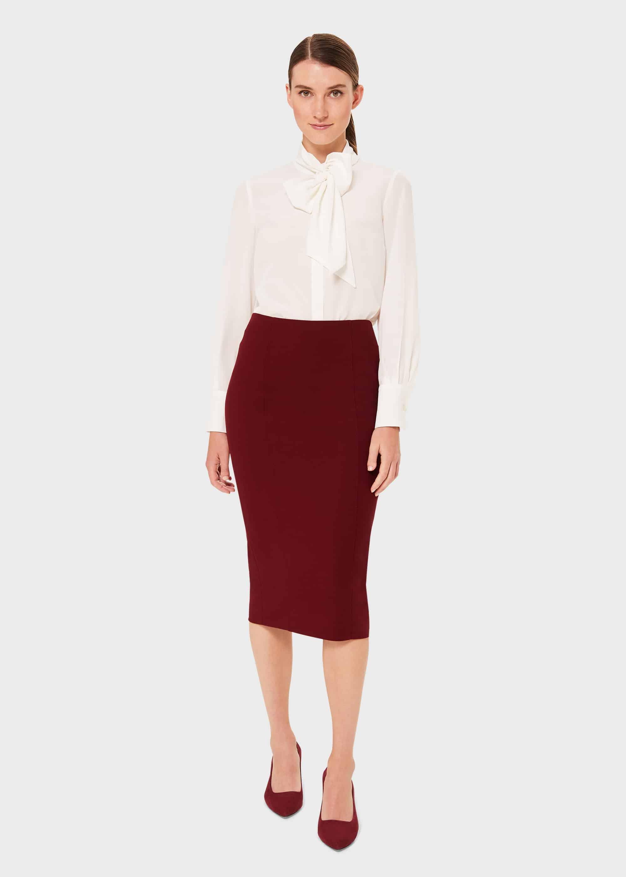 Beatrice Skirt, Merlot, hi-res