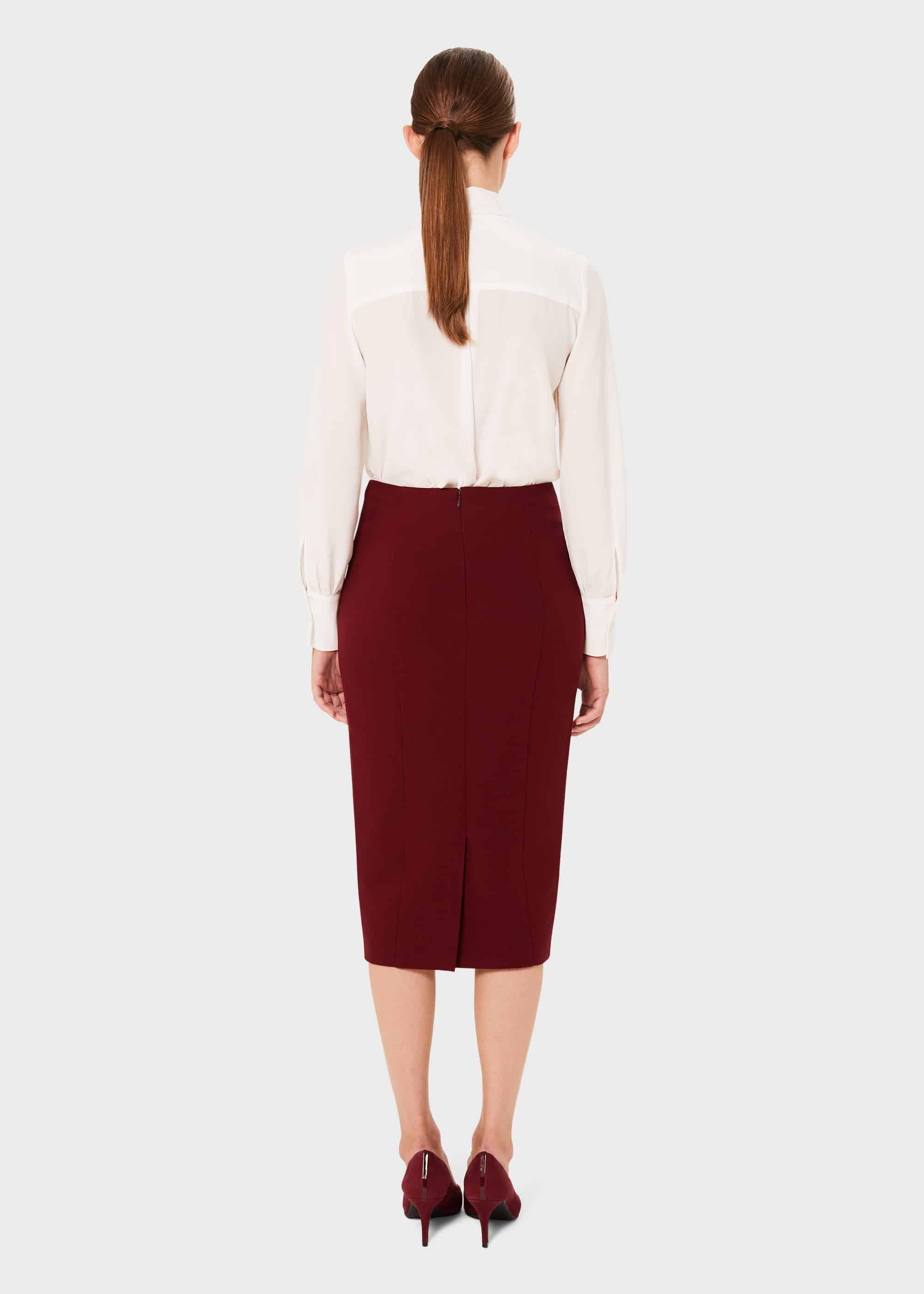 Beatrice Skirt, Merlot, hi-res