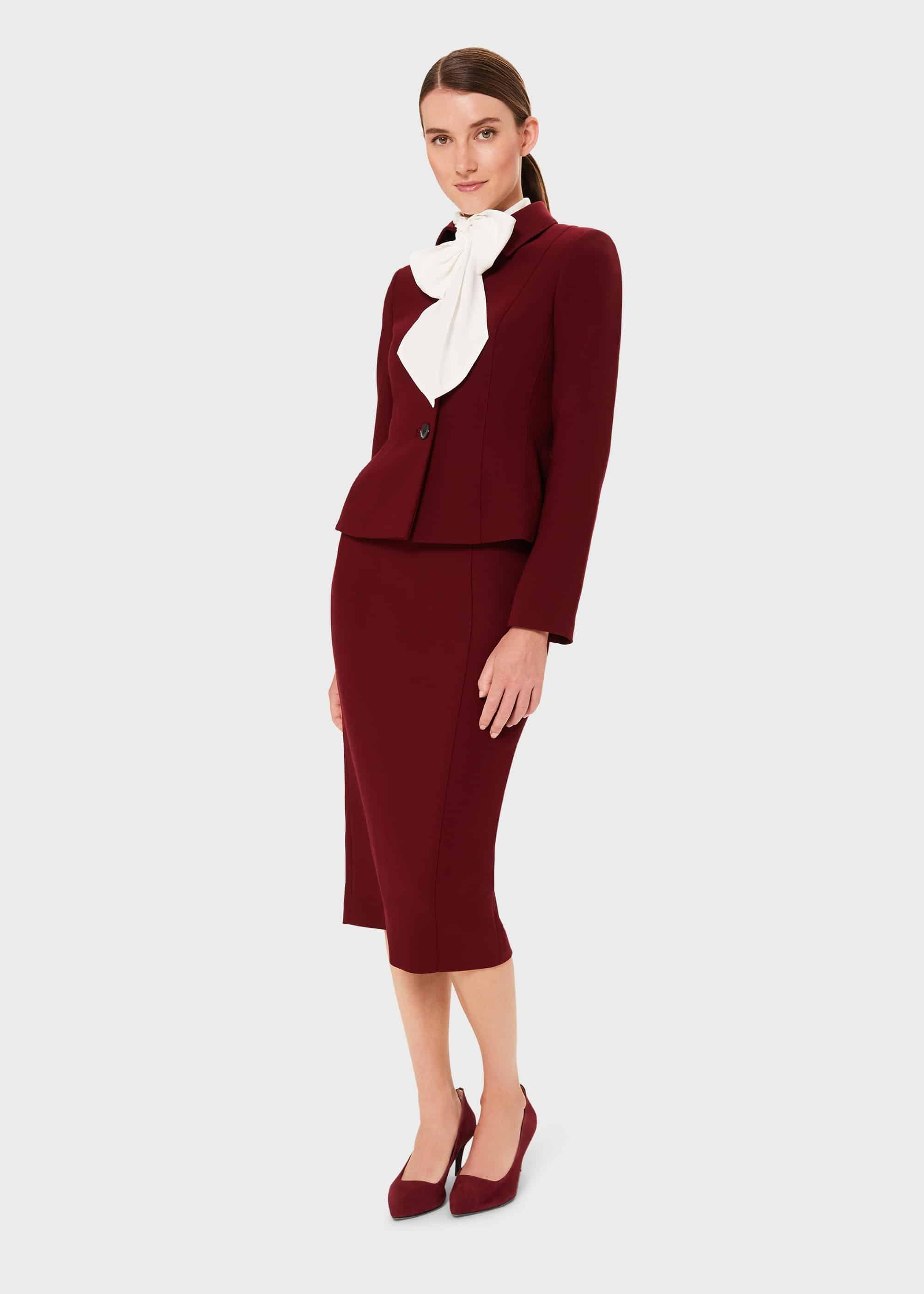 Beatrice Skirt, Merlot, hi-res