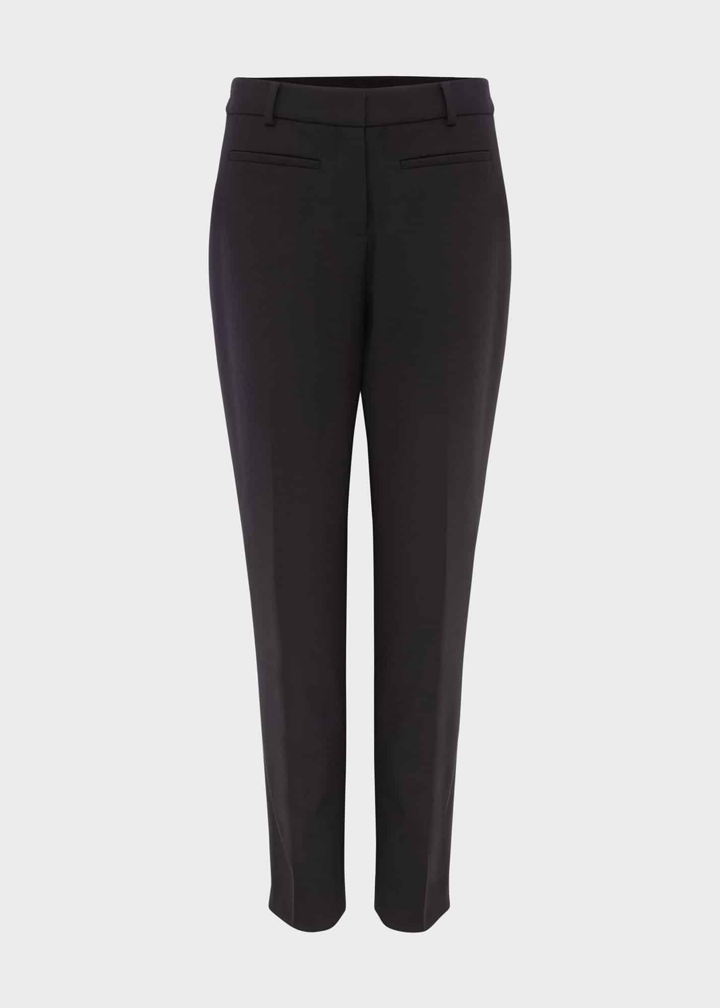 Laurel Tapered Trousers, Black, hi-res