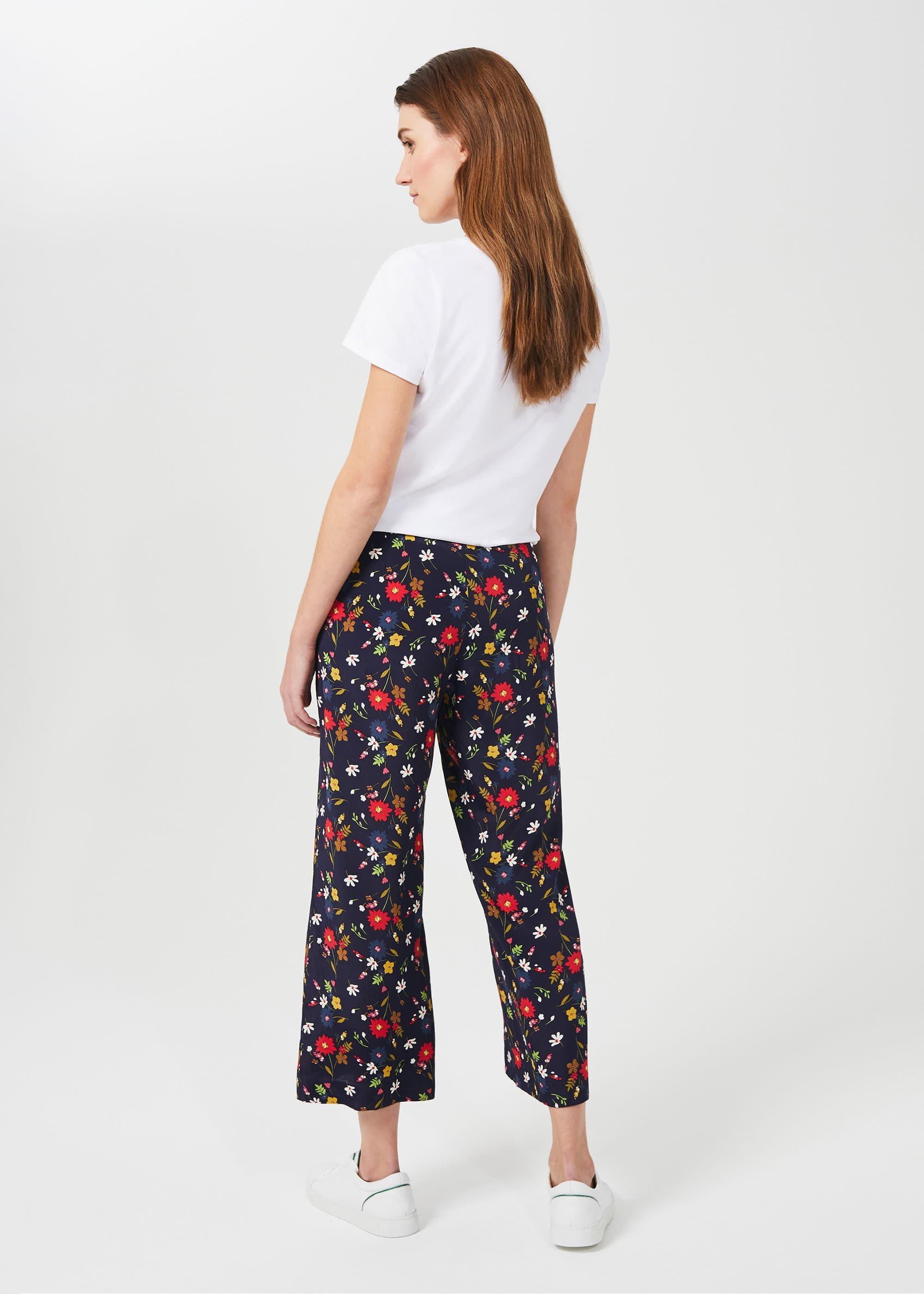 Lauren Trouser, Navy Multi, hi-res
