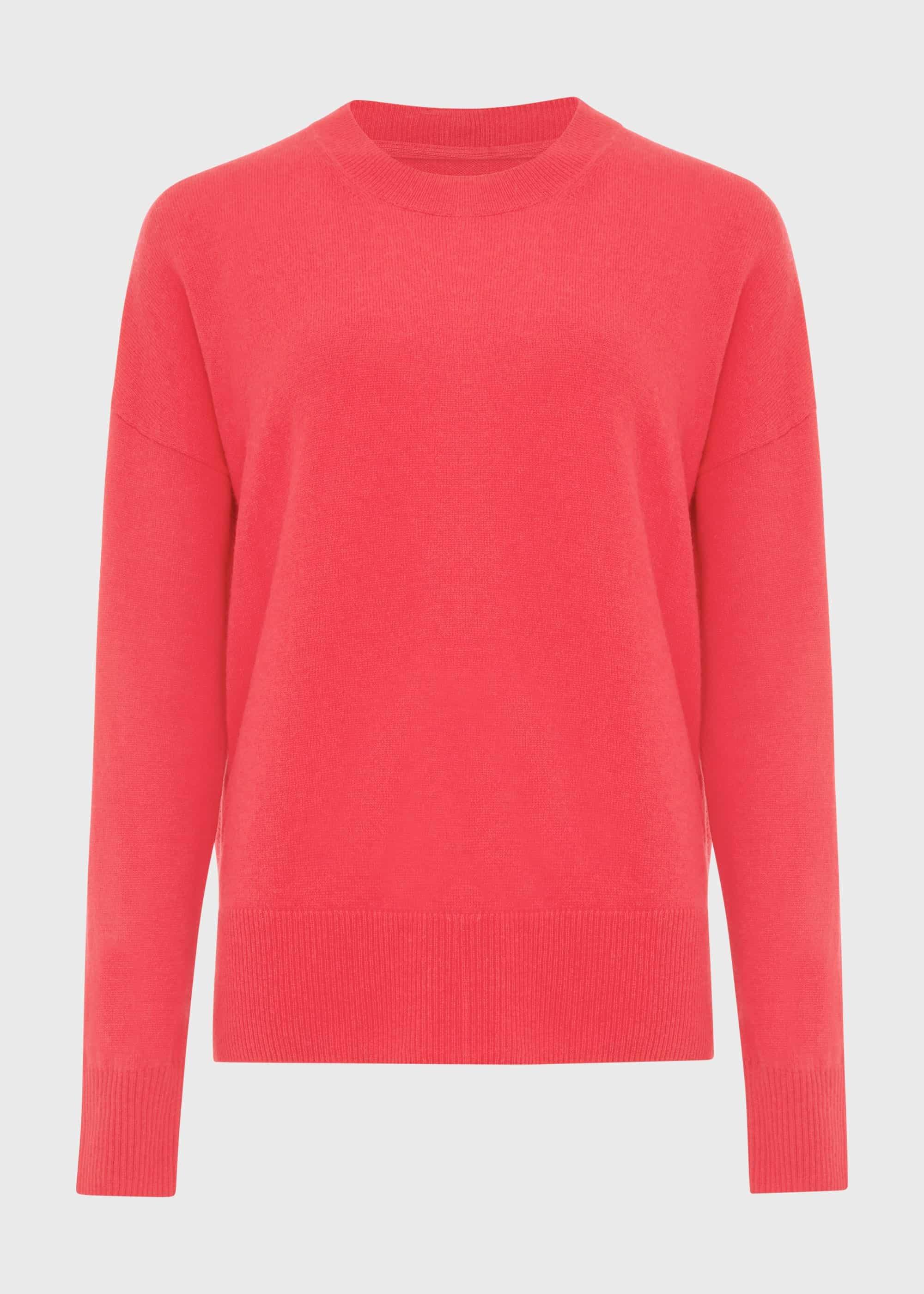 Lydia Wool Cashmere Jumper, Azalea Pink, hi-res