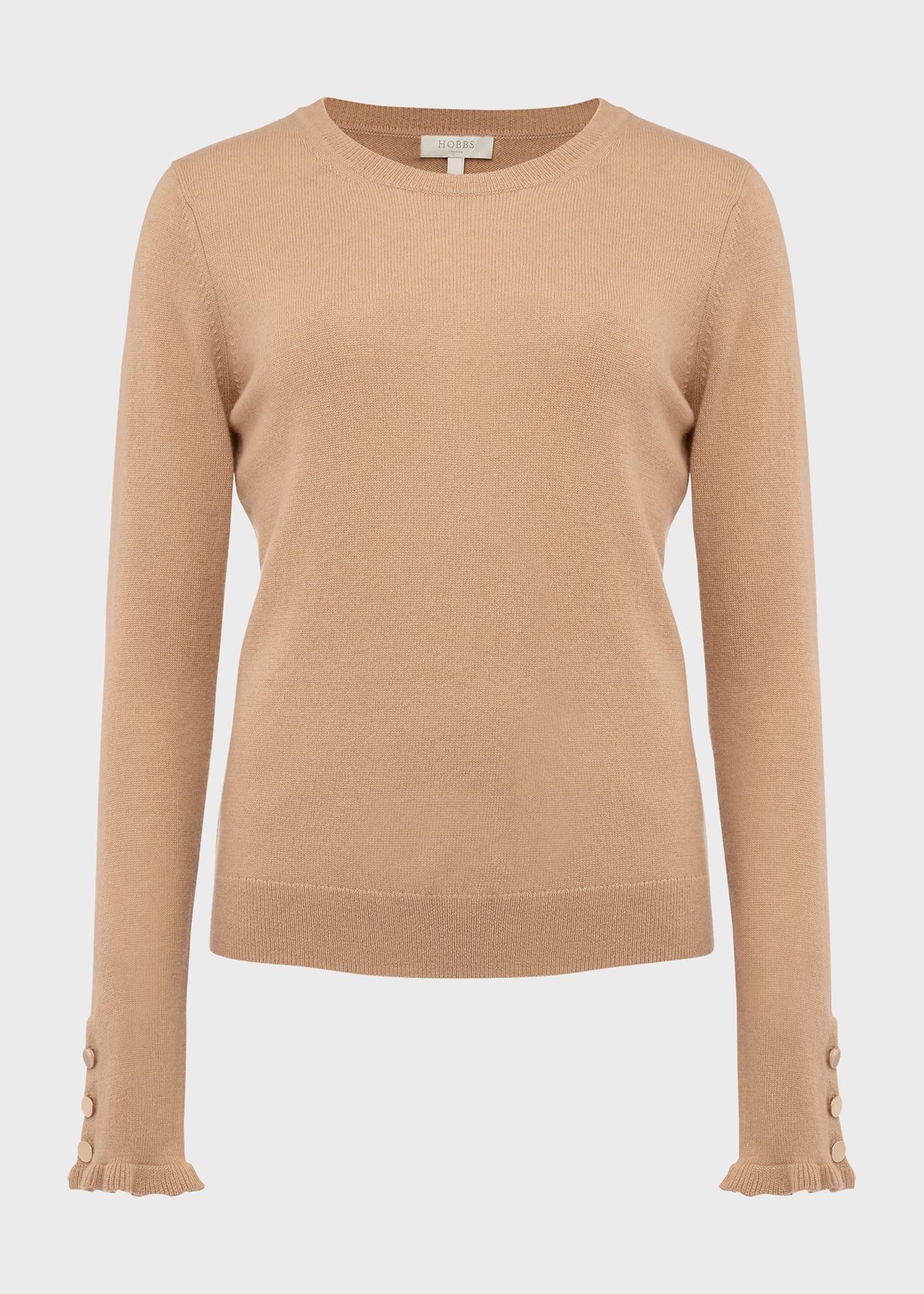 Imogen Wool Cashmere Jumper, Camel, hi-res