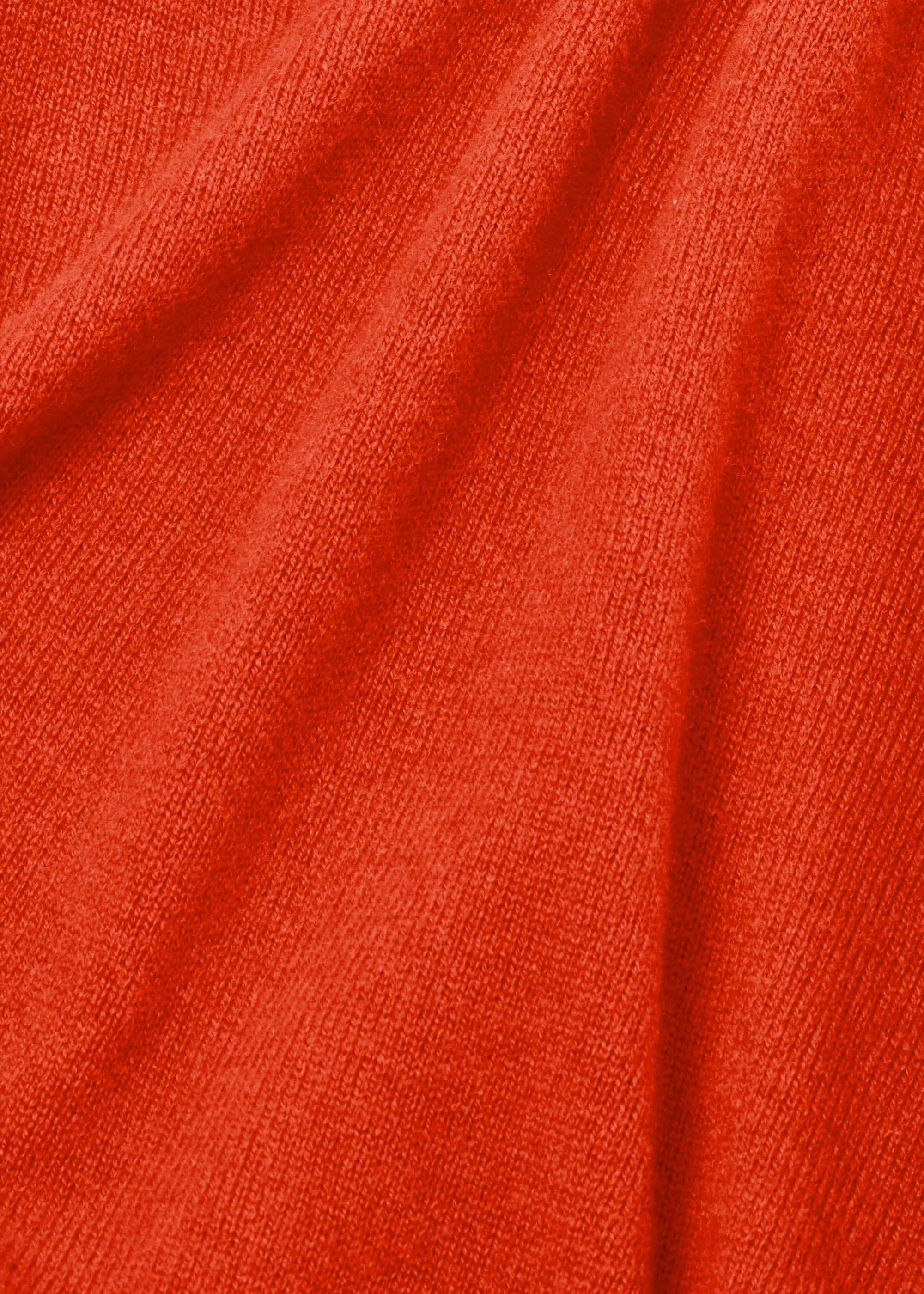 Talia Wool Cashmere Sweater, Burnt Orange, hi-res
