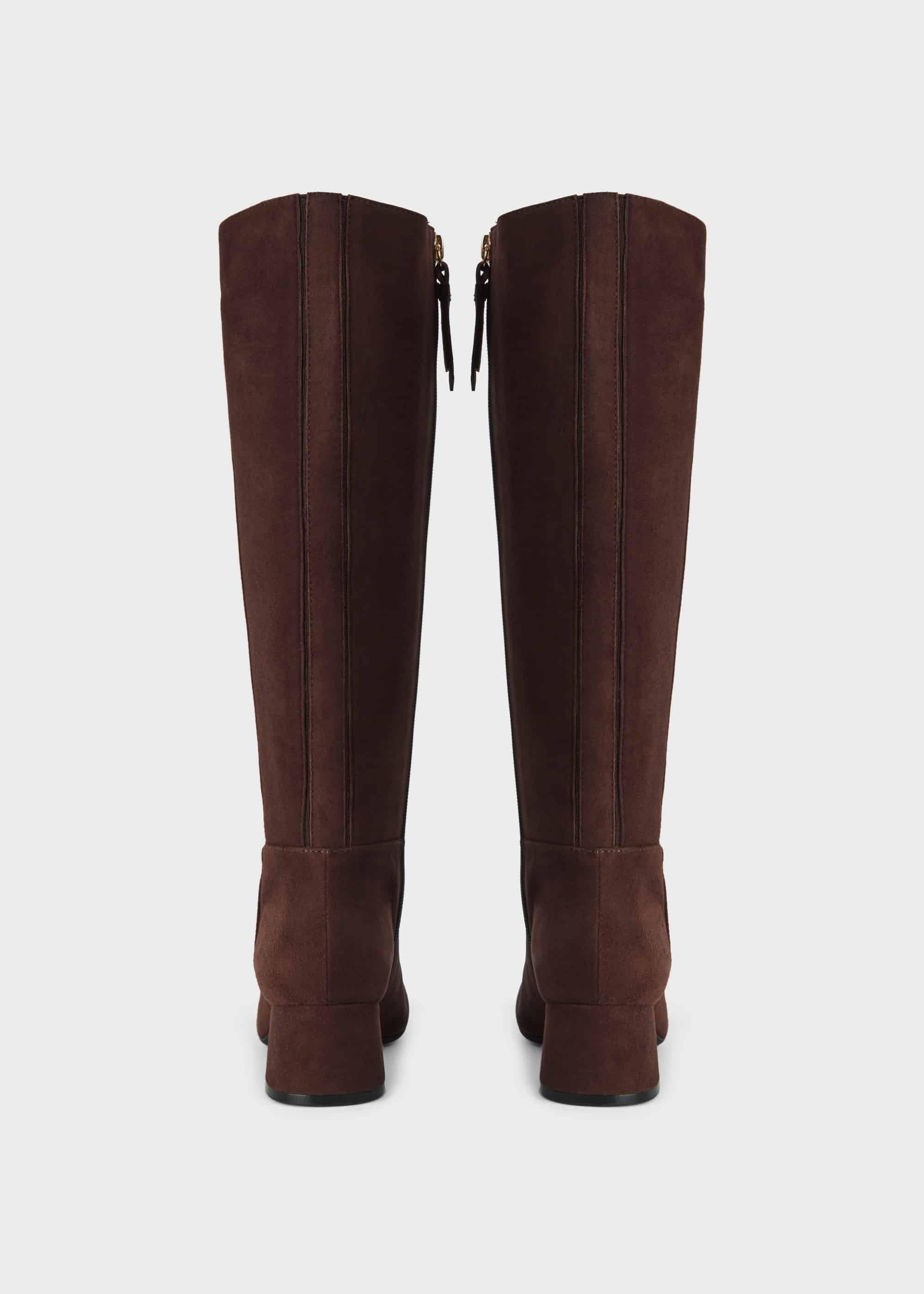 Hailey Flexi Knee Boot, Chocolate, hi-res