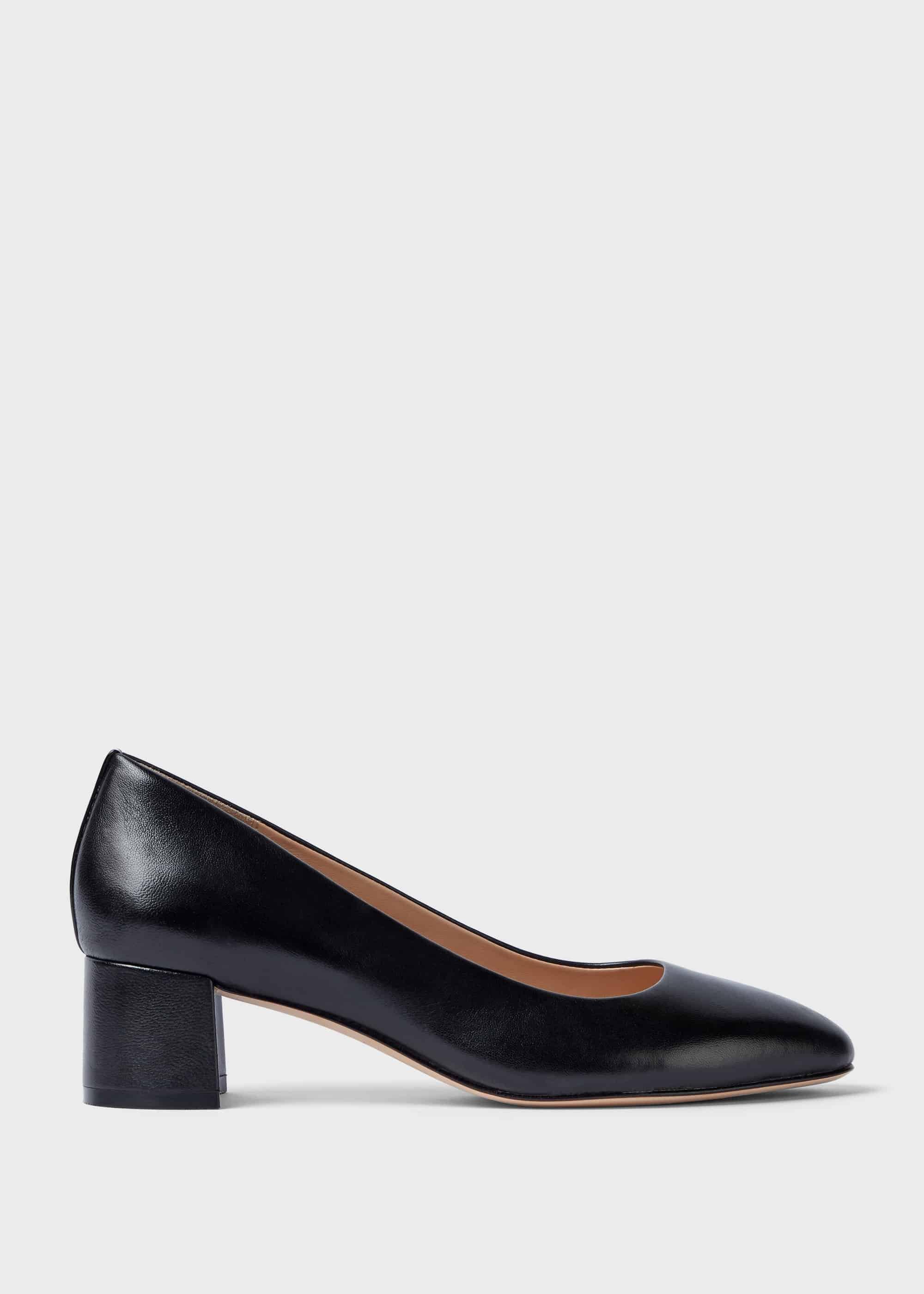 Abbey Leather Court Shoes 