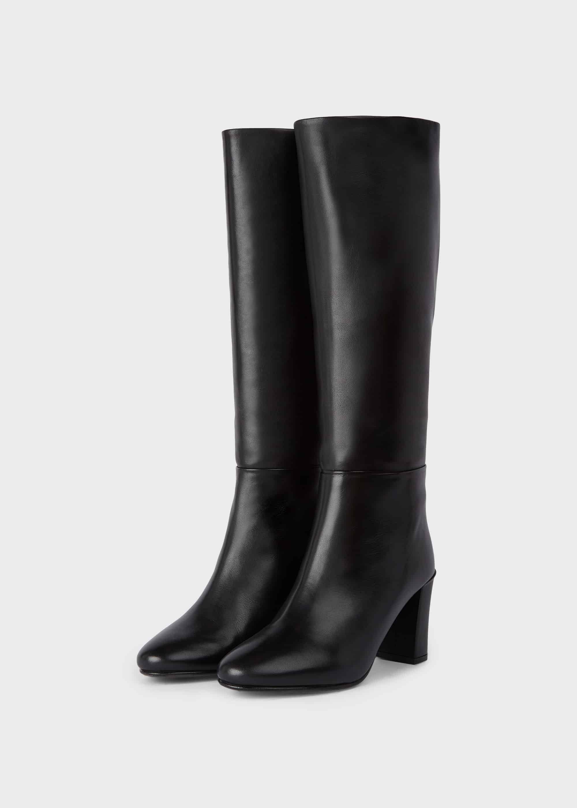 Anastasia Leather Knee High Boots, Black, hi-res