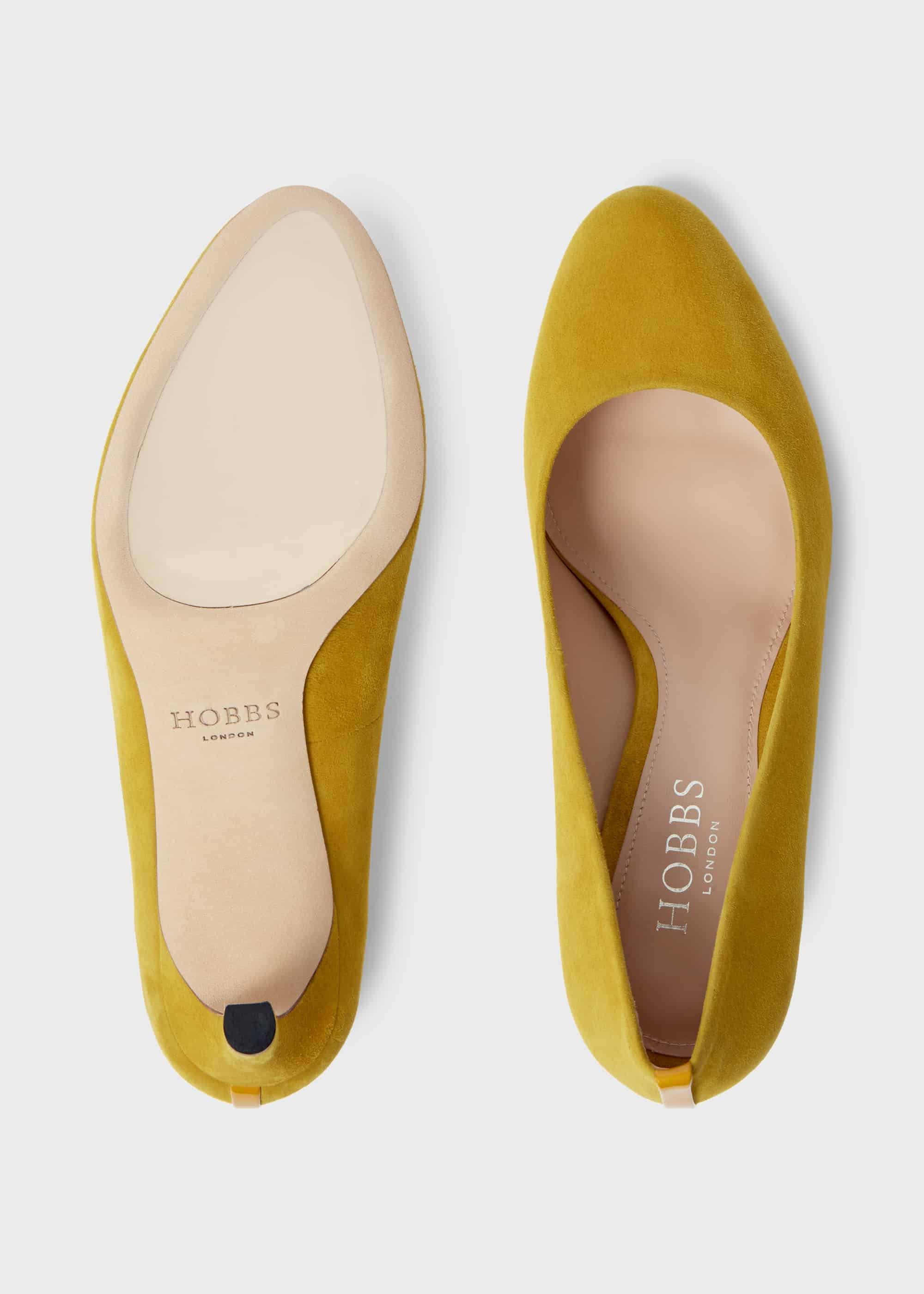 Lizzie Suede Stiletto Court Shoes, Chartreuse, hi-res