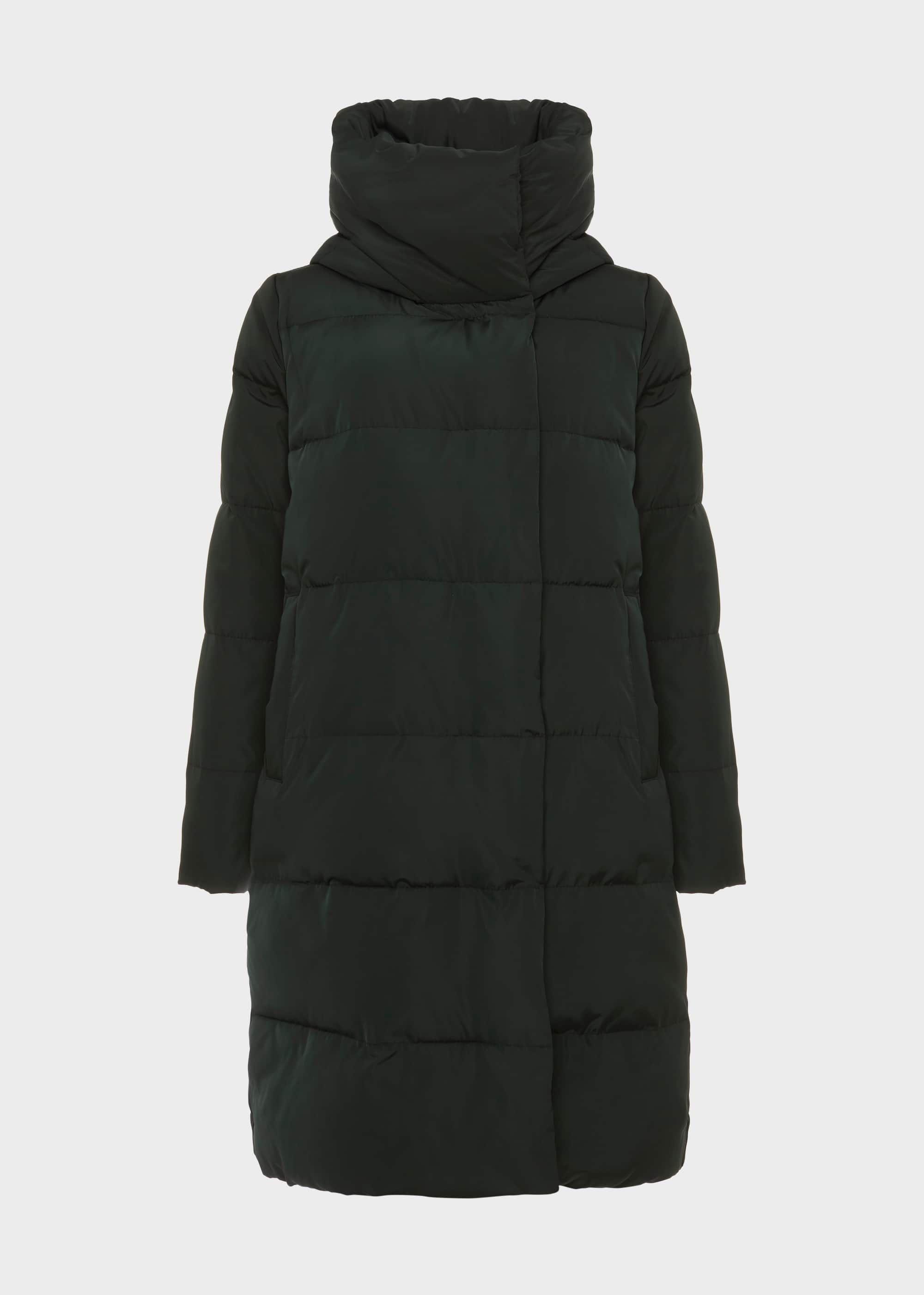 Heather Water Resistant Puffer Jacket, Dark Ivy Green, hi-res