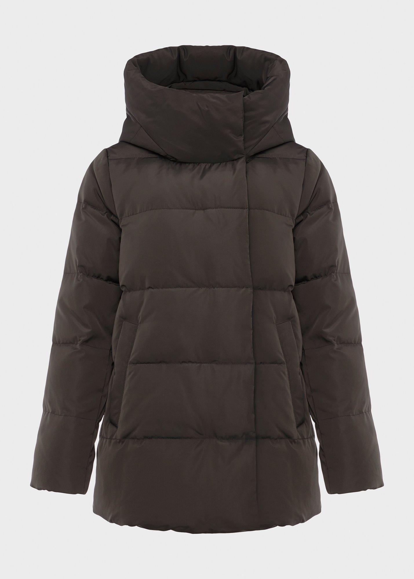 Short Heather Water Resistant Puffer Jacket