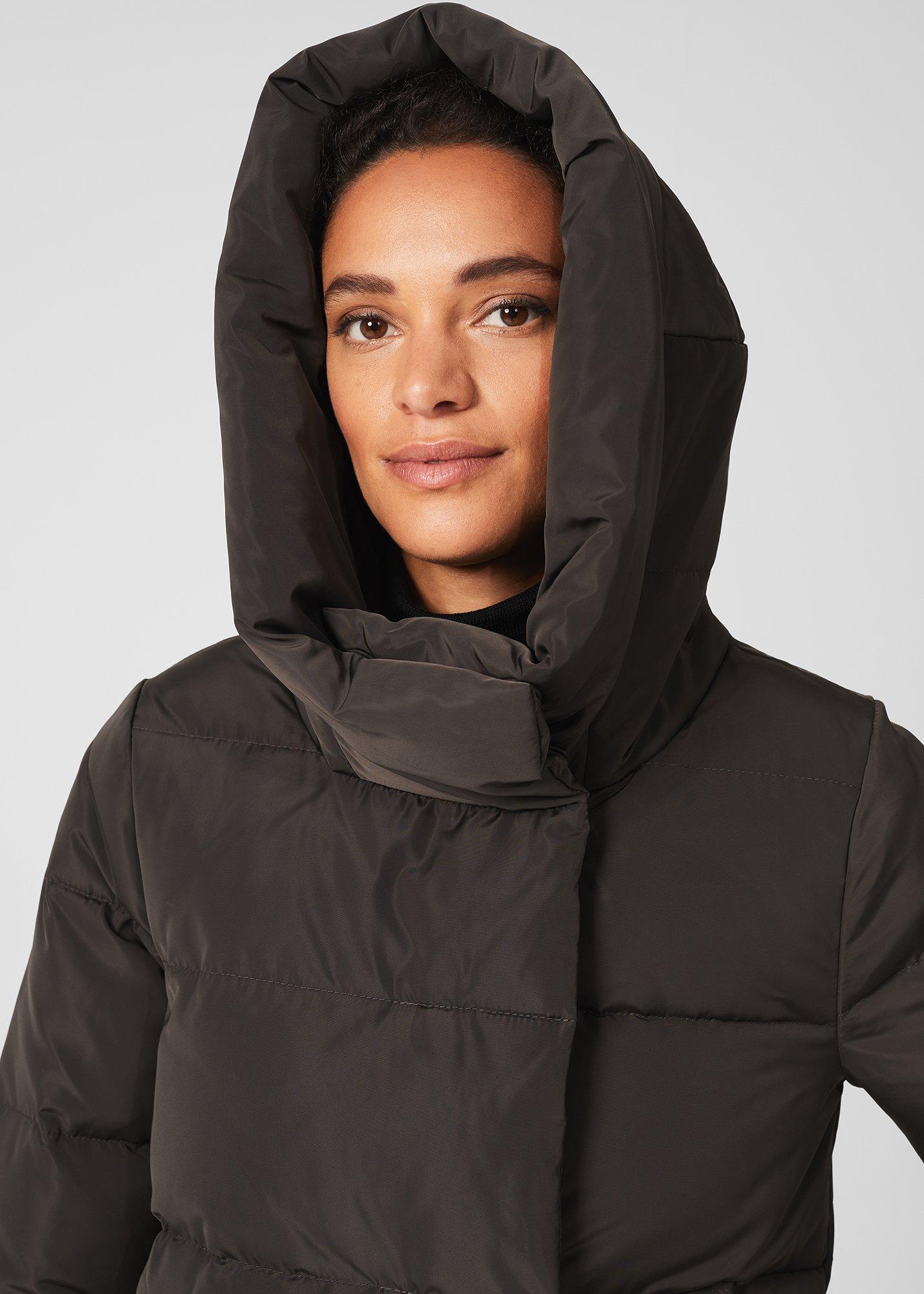 Short Heather Water Resistant Puffer Jacket, Dark Charcoal, hi-res