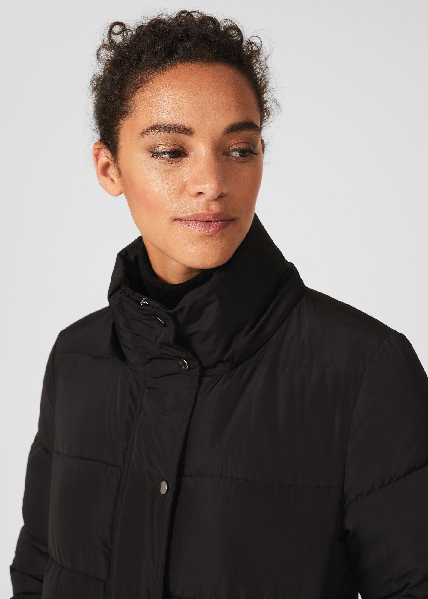 Tarianna Water Resistant Puffer Jacket, Black, hi-res