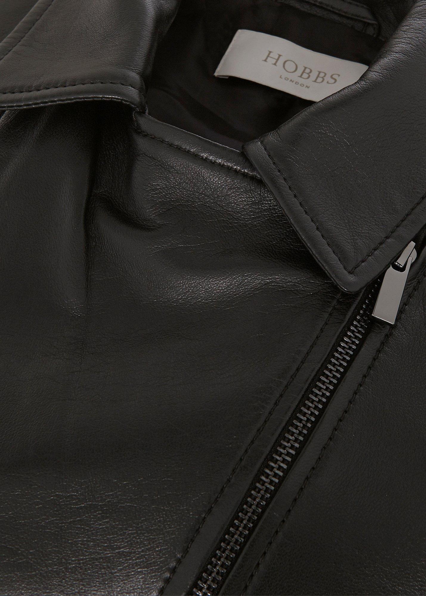 Dakota Leather Jacket, Black, hi-res